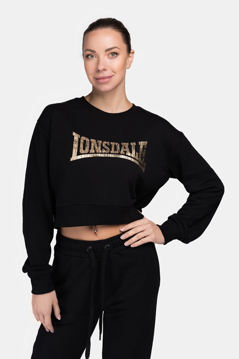 Lonsdale Frauen Rundhals Sweatshirt Cropped CULBOKIE - Bild 1