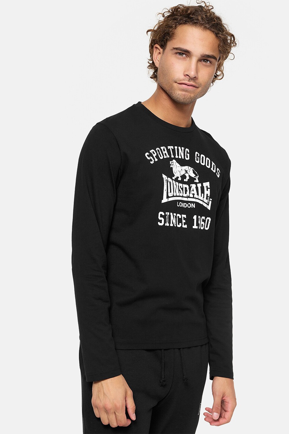 Lonsdale Herren Langarmshirt normale Passform AULDEARN - Bild 1