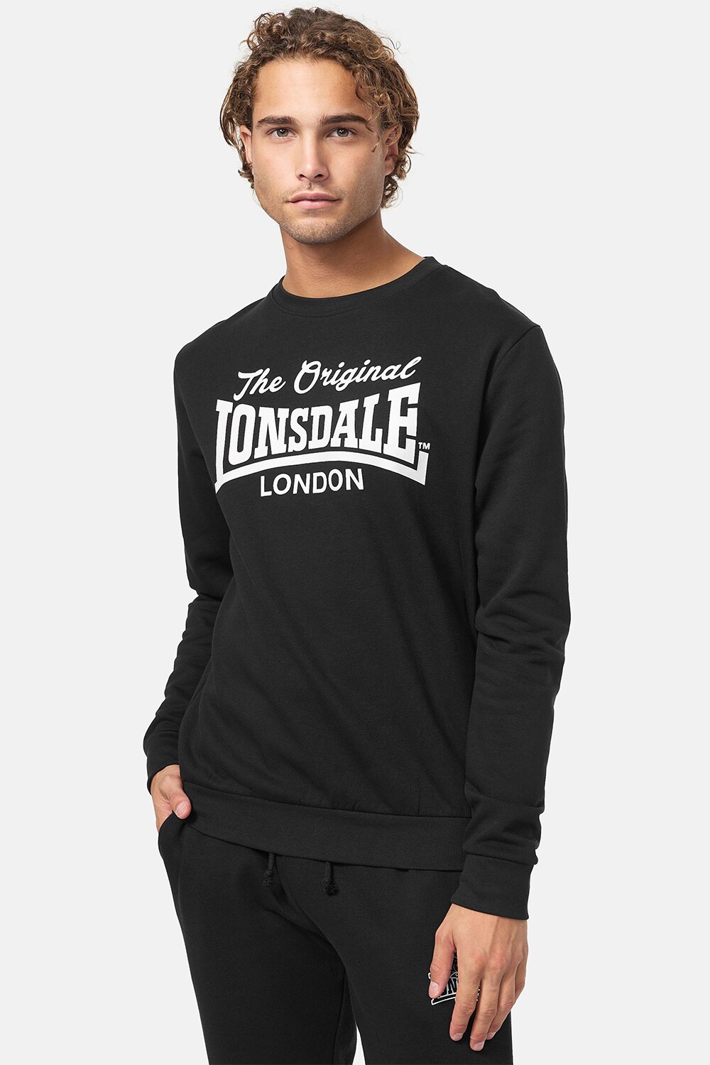 Lonsdale Herren Rundhals Sweatshirt normale Passform BURGHEAD | 04255581501484