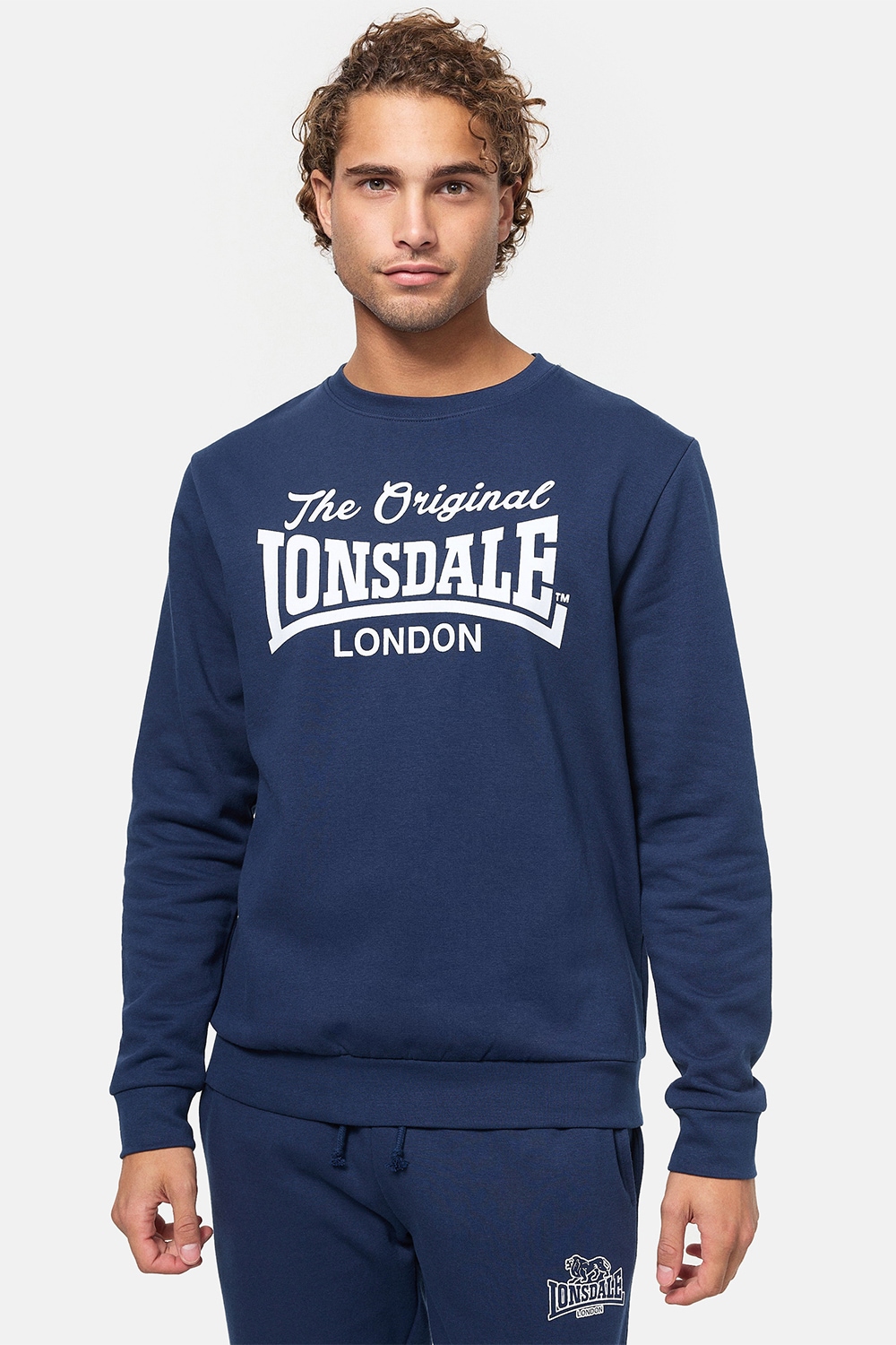 Lonsdale Herren Rundhals Sweatshirt normale Passform BURGHEAD - Bild 1