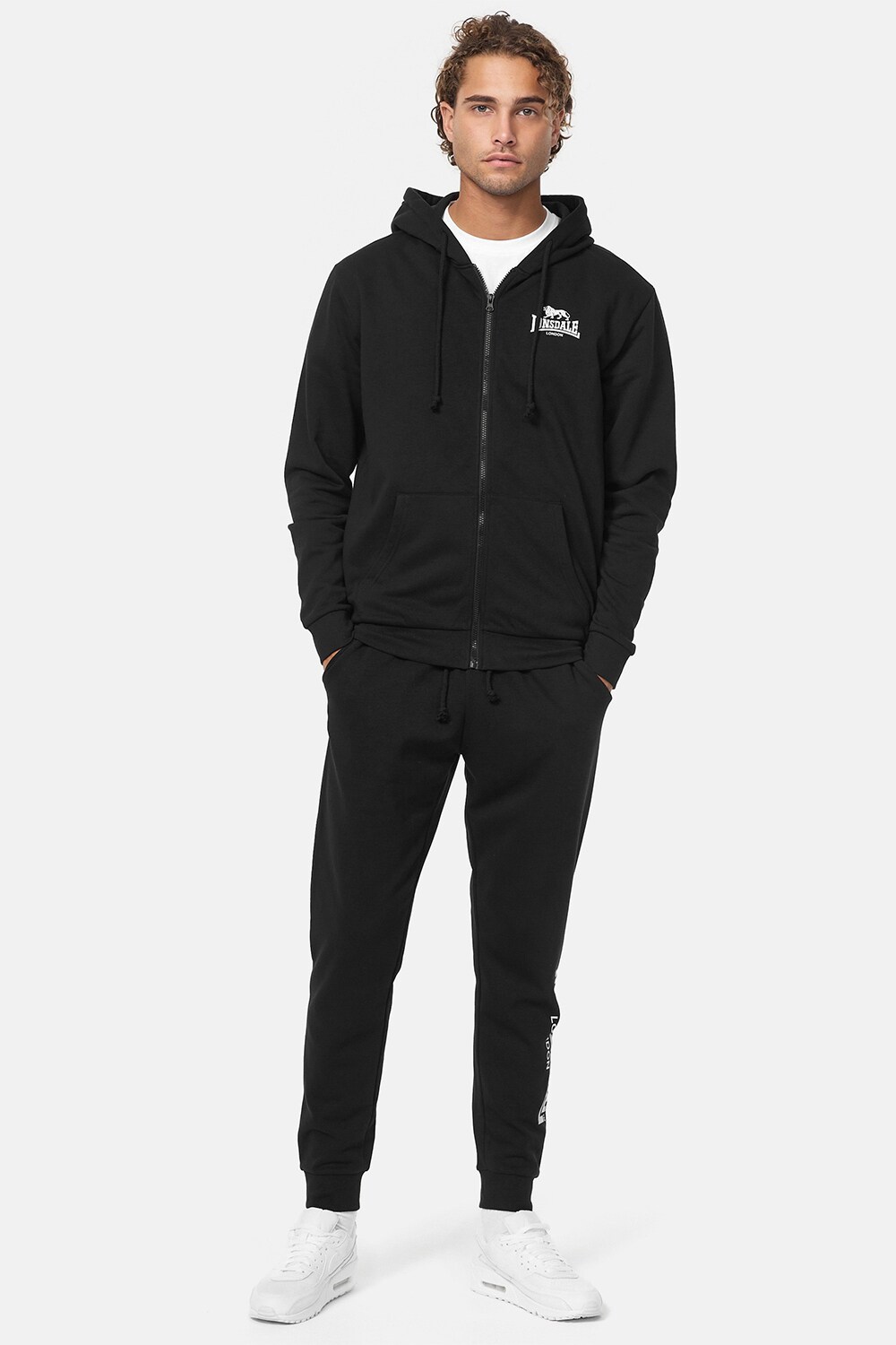 Lonsdale Herren Trainingsanzug mit Kapuze normale Passform LHANBRYDE - Bild 1