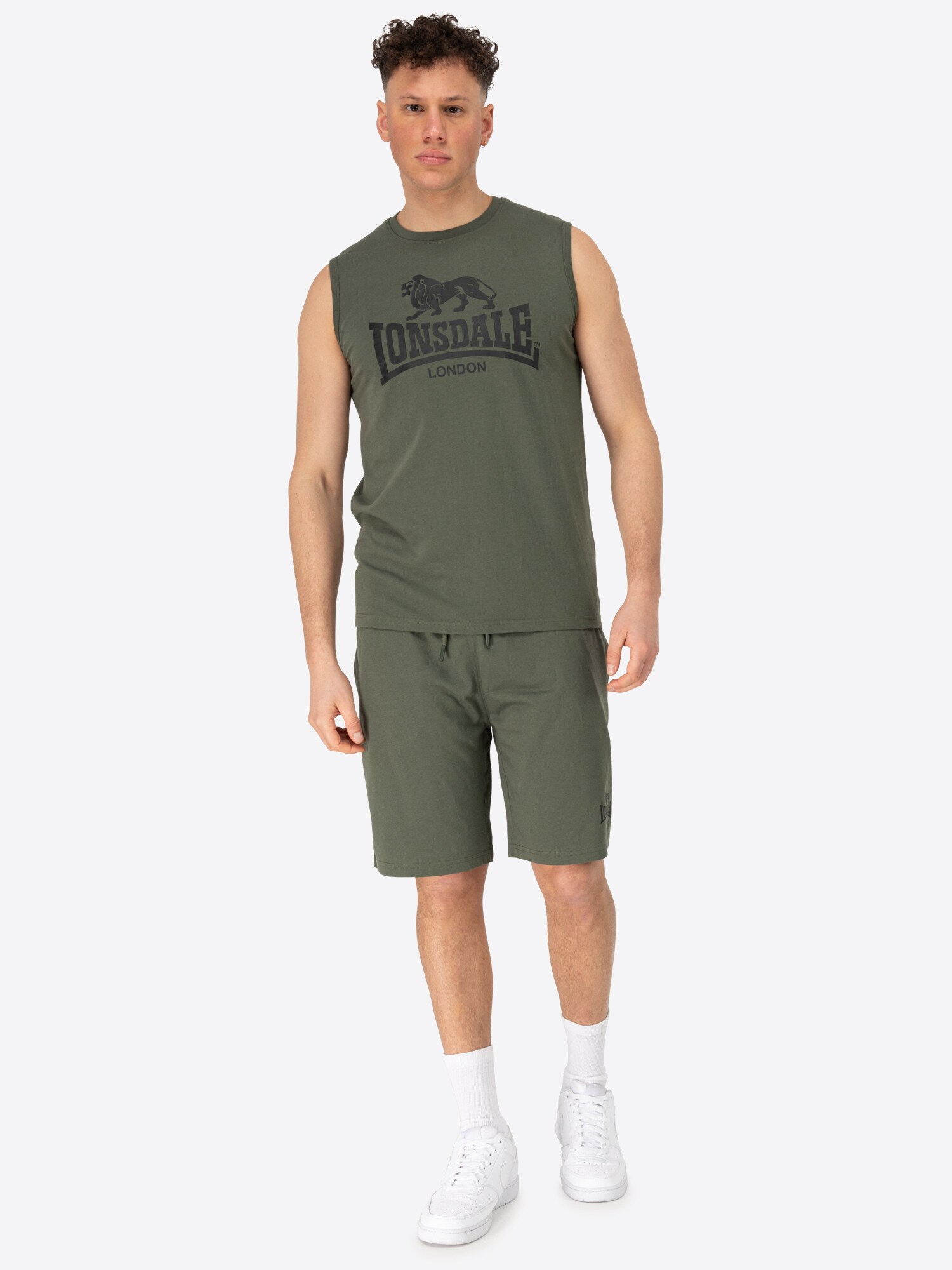 Lonsdale Herren &auml;rmelloses T-Shirt & Shorts Set normale Passform ALLANTON - Bild 1