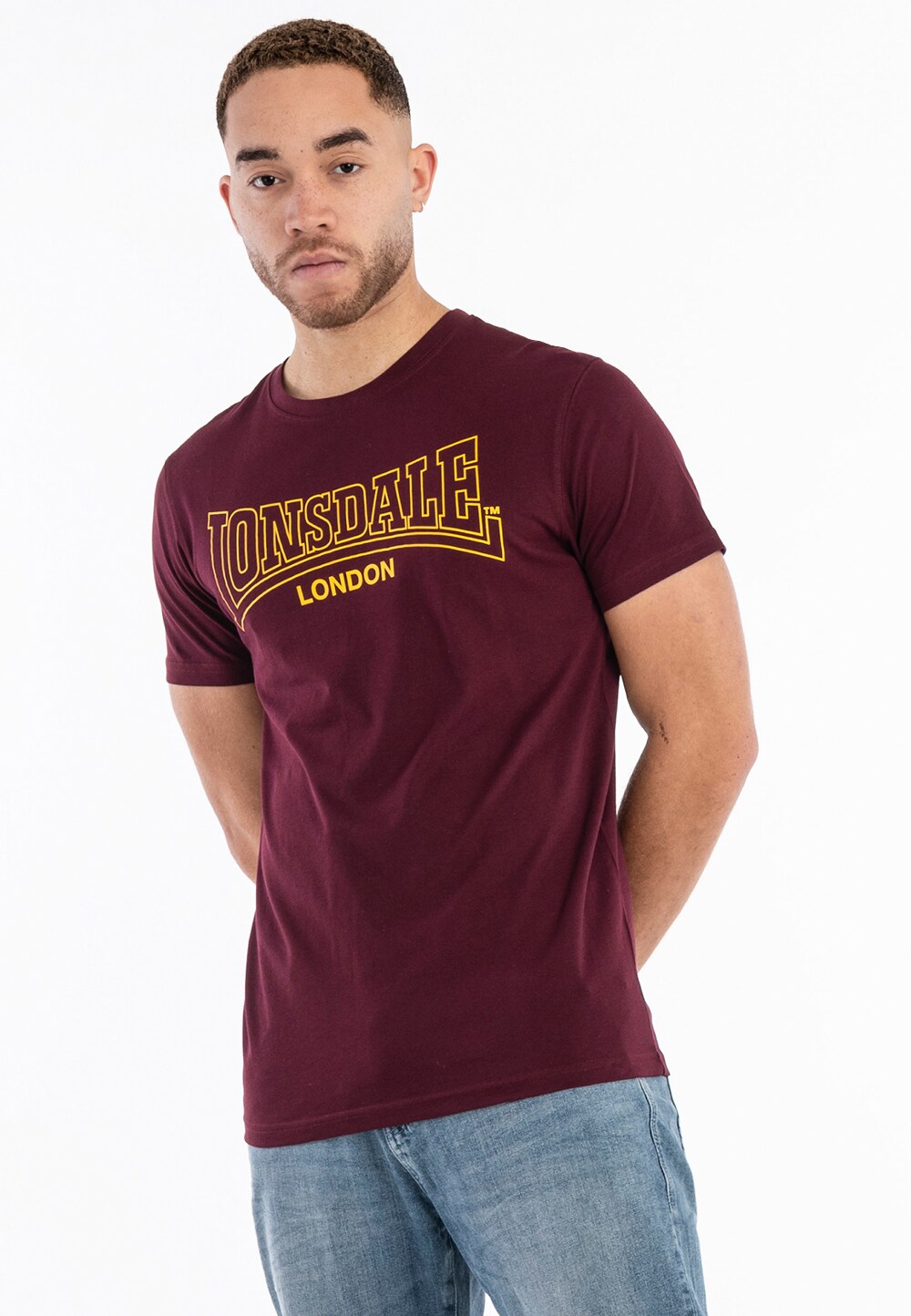Lonsdale Herren T-Shirt normale Passform Dreierpack BEANLEY