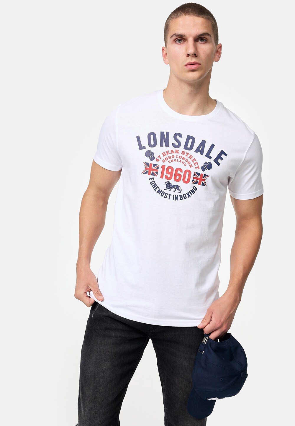 Lonsdale Herren T-Shirt und Langarmshirt normale Passform Doppelpack FINTONA - Bild 1
