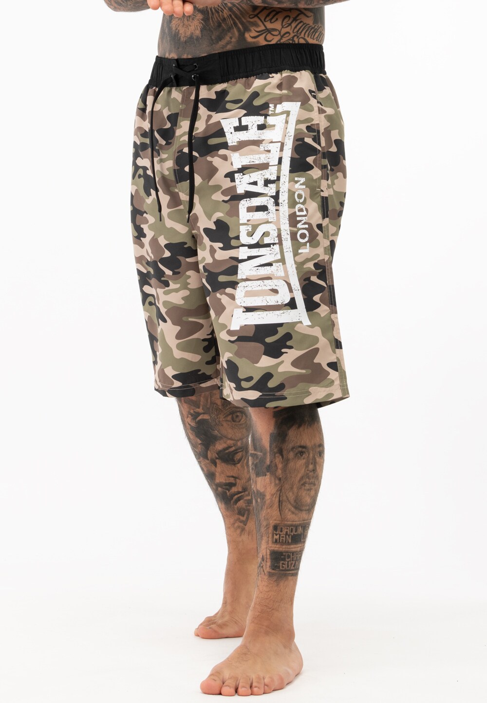 Lonsdale Herren Beachshorts normale Passform BALLYMENA | 04255581525251