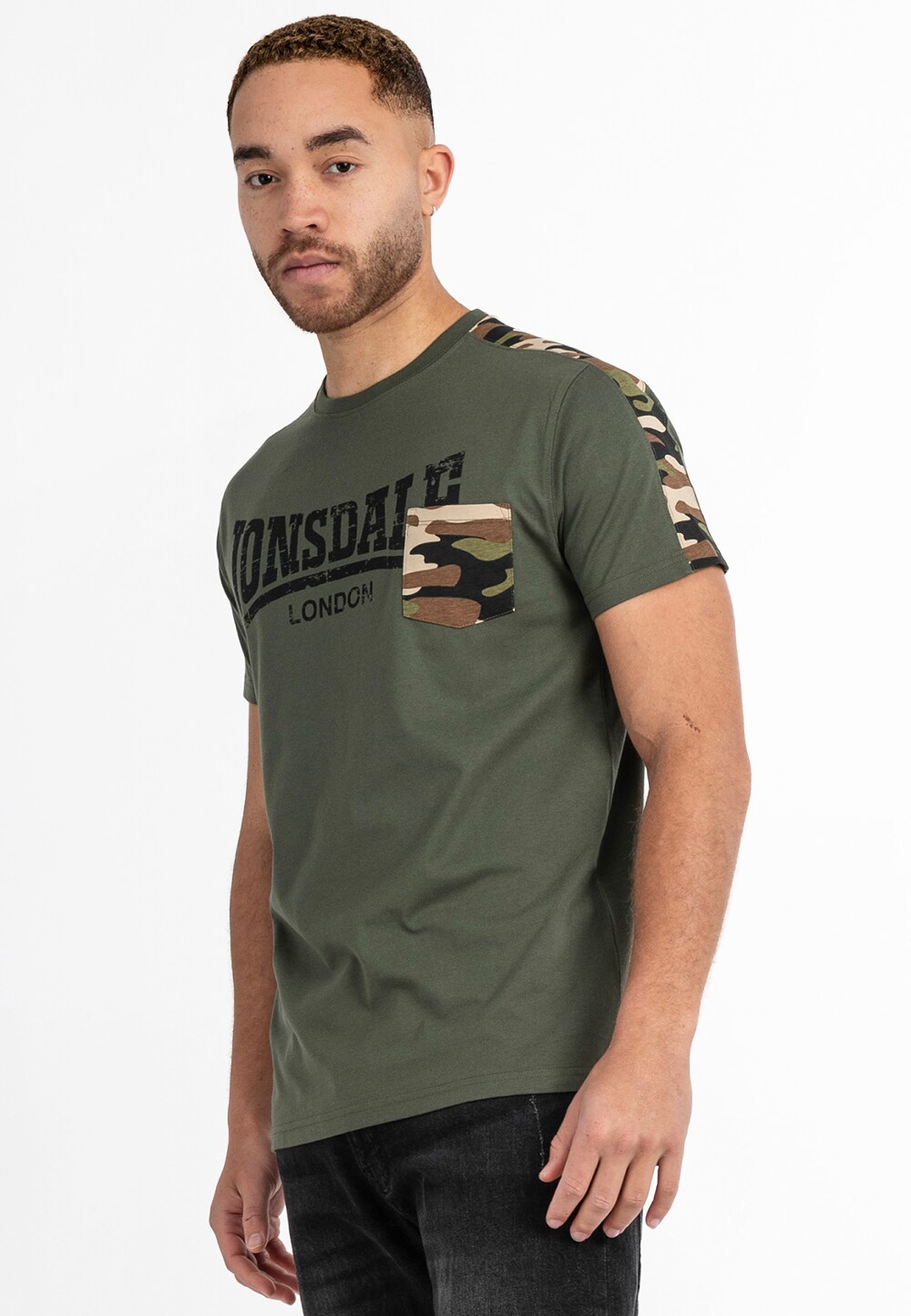 Lonsdale Herren T-Shirt normale Passform HUXTER | 04255581521062