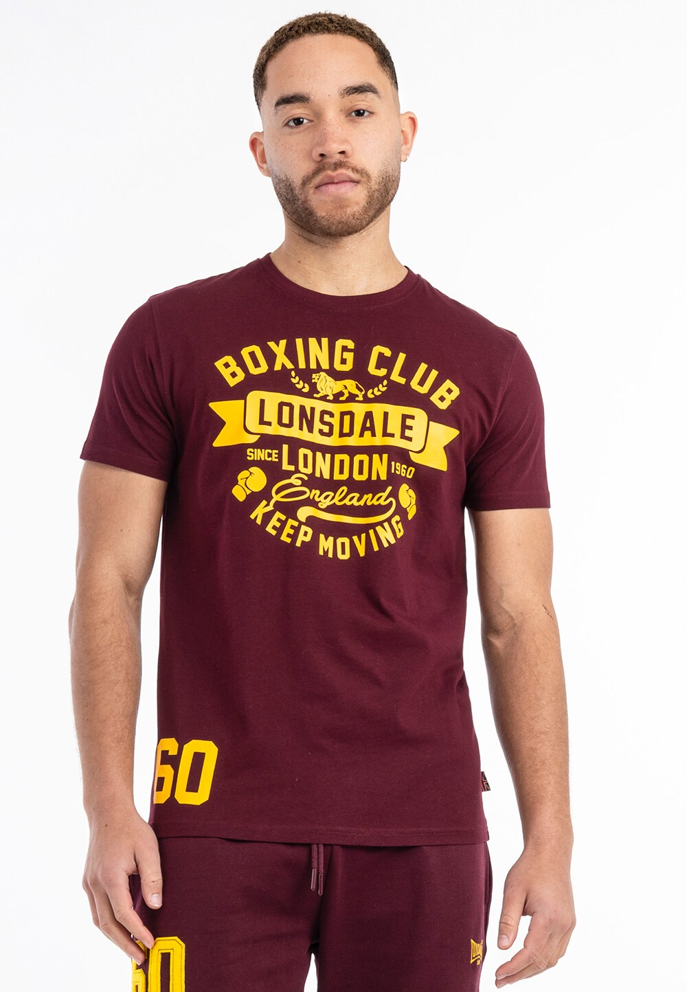 Lonsdale Herren T-Shirt normale Passform GRUTING | 04255581521208