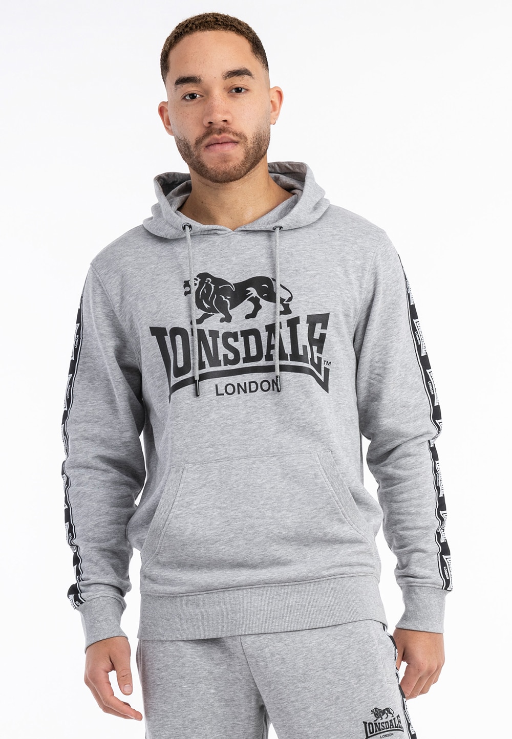 Lonsdale Herren Kapuzensweatshirt normale Passform SCOUSBURGH - Bild 1