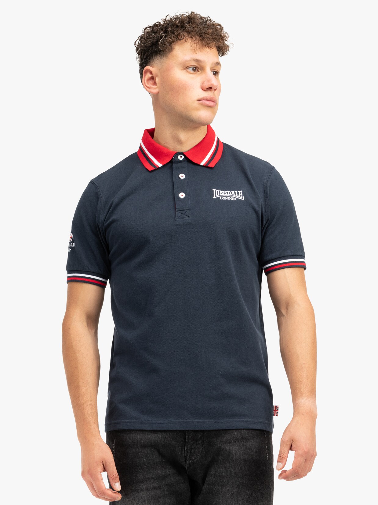 Lonsdale Herren Poloshirt normale Passform ELLERS GROVE