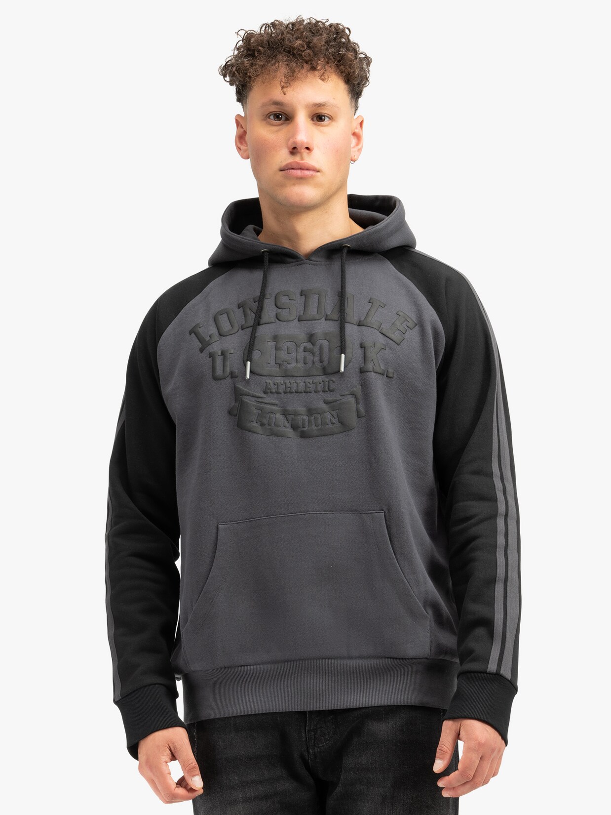 Lonsdale Herren Kapuzensweatshirt normale Passform LINNFOOTS
