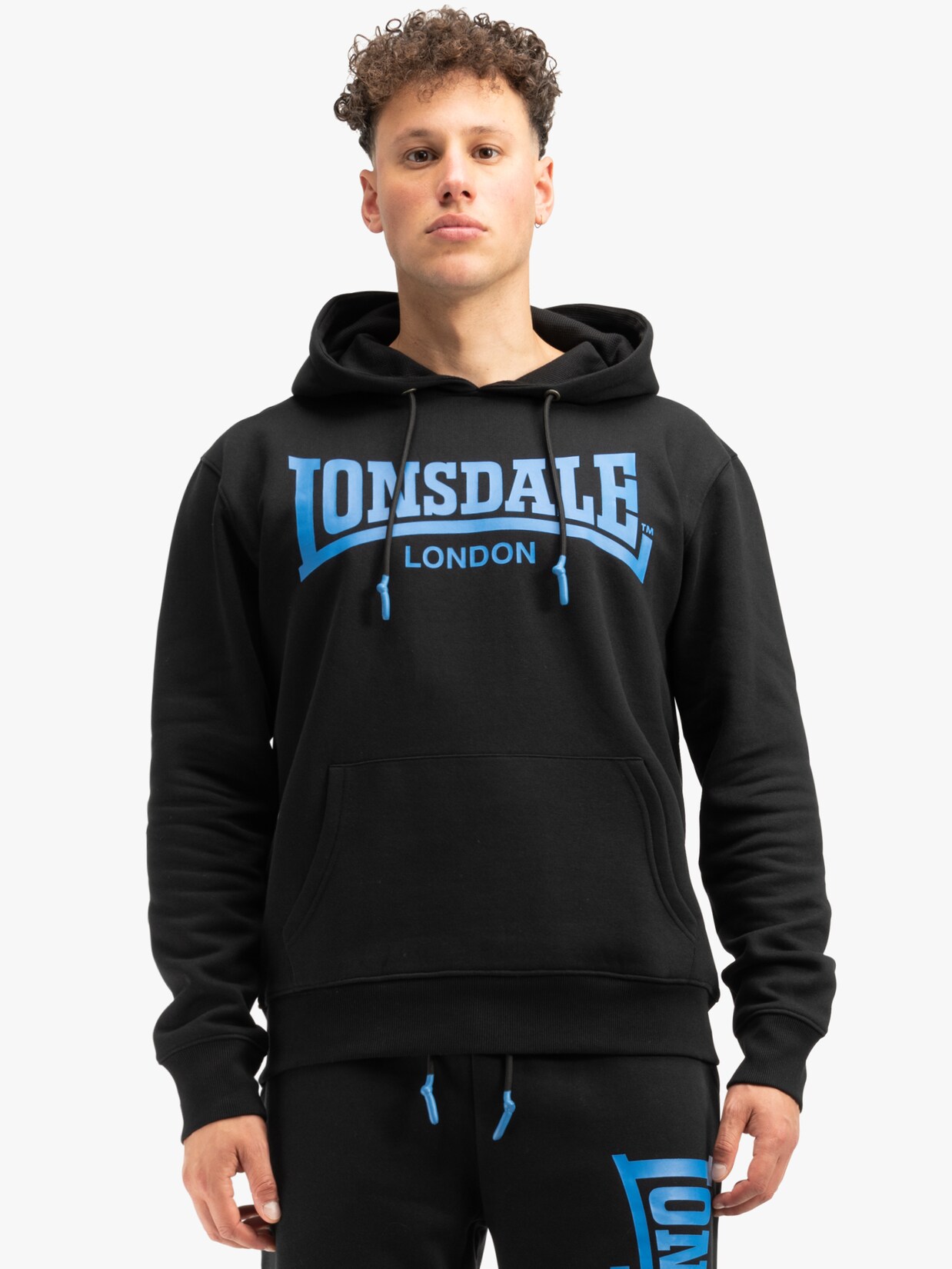 Lonsdale Herren Kapuzensweatshirt normale Passform CHATSWORTH | 04255581537988
