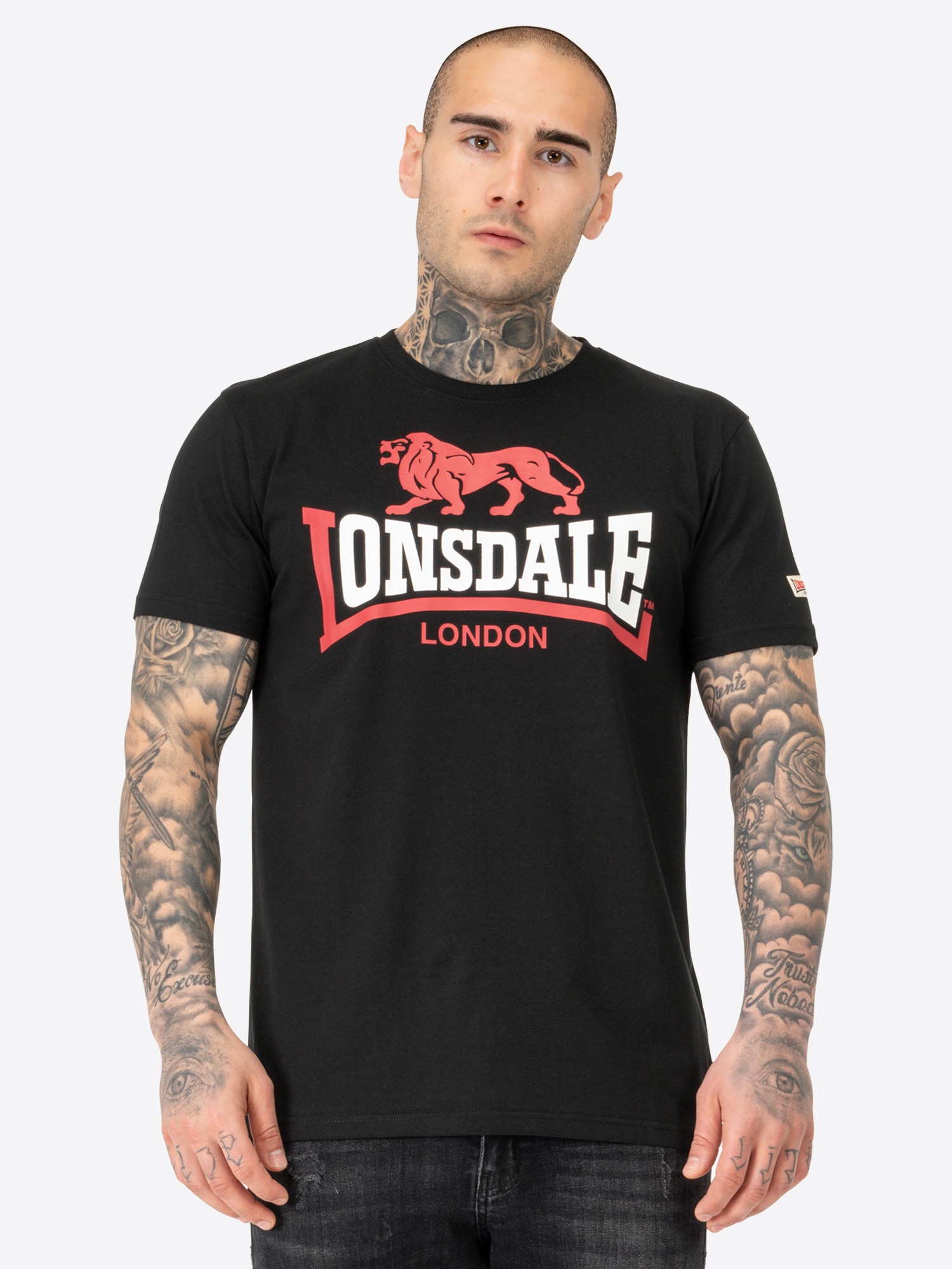 Lonsdale Herren T-Shirt normale Passform LION TWO TONE - Bild 1
