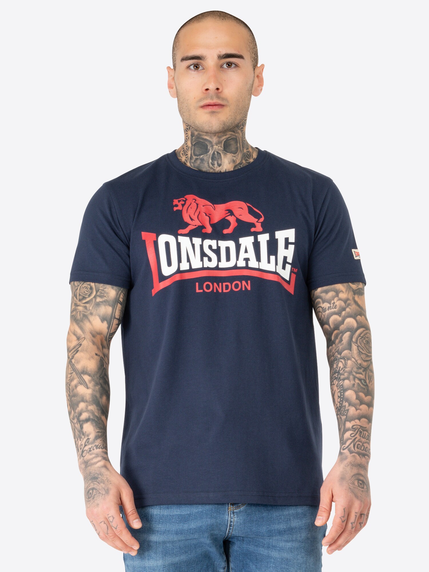 Lonsdale Herren T-Shirt normale Passform LION TWO TONE - Bild 1