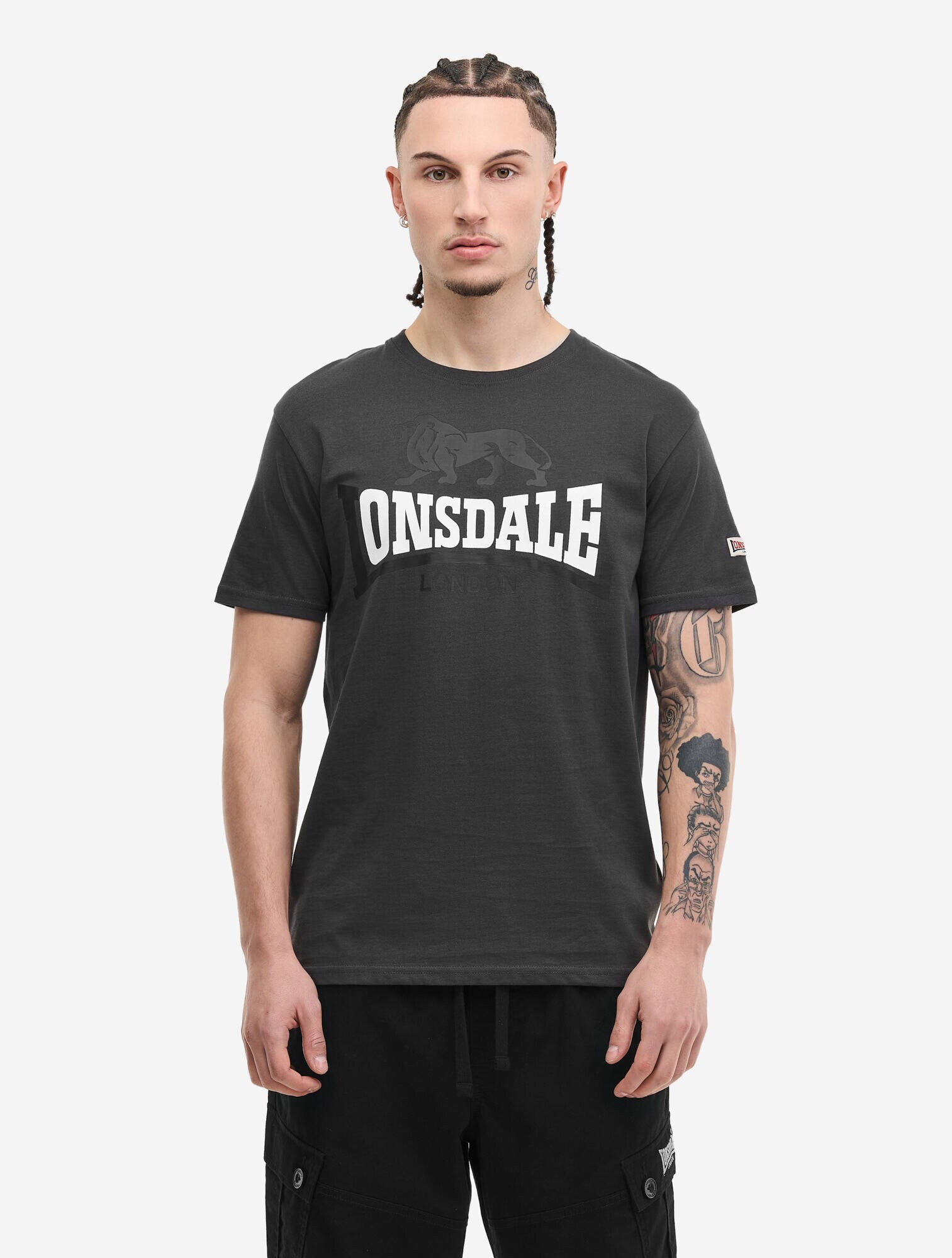 Lonsdale Herren T-Shirt normale Passform LION TWO TONE - Bild 1