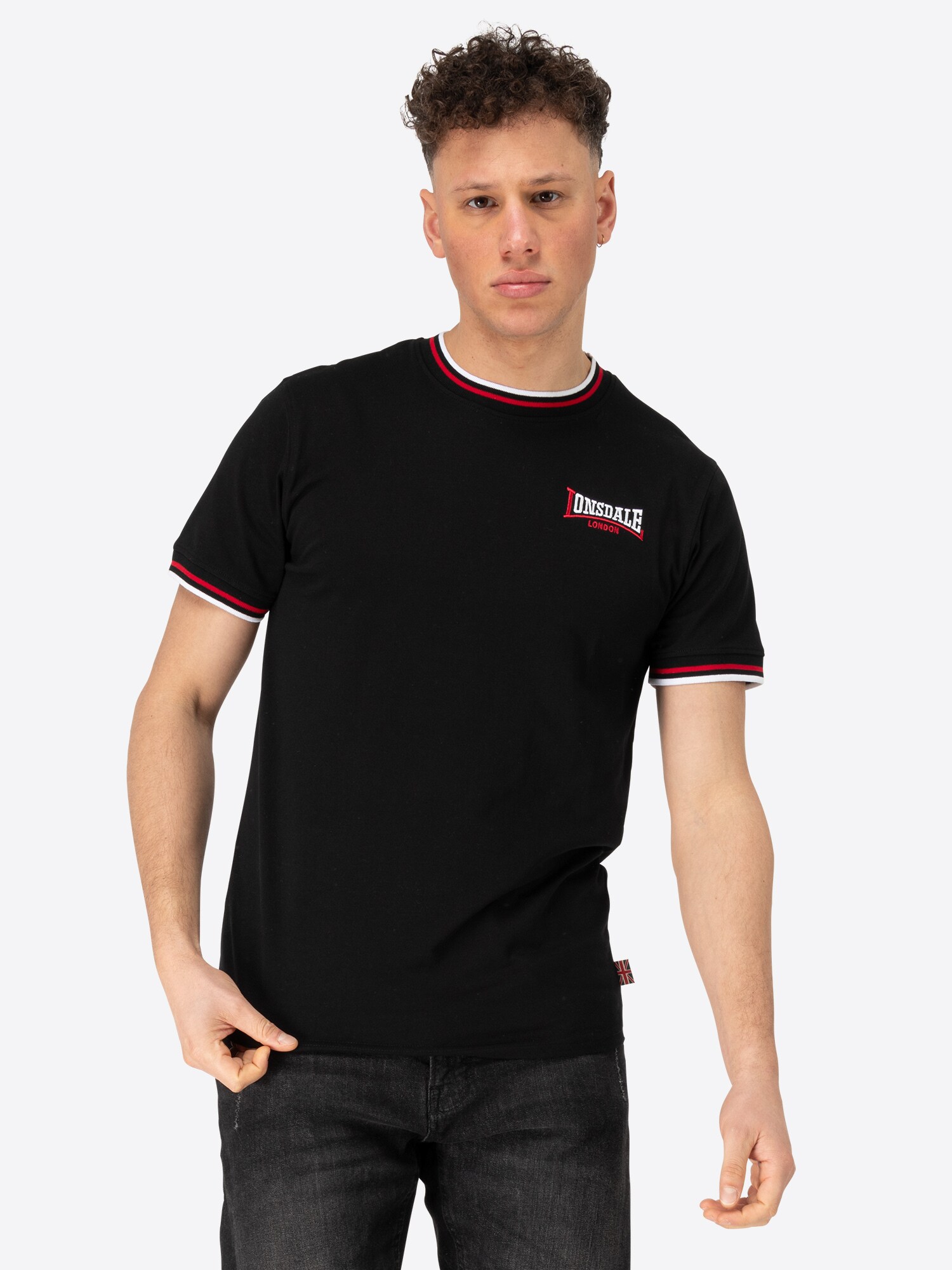 Lonsdale Herren T-Shirt schmale Passform QUIN - Bild 1