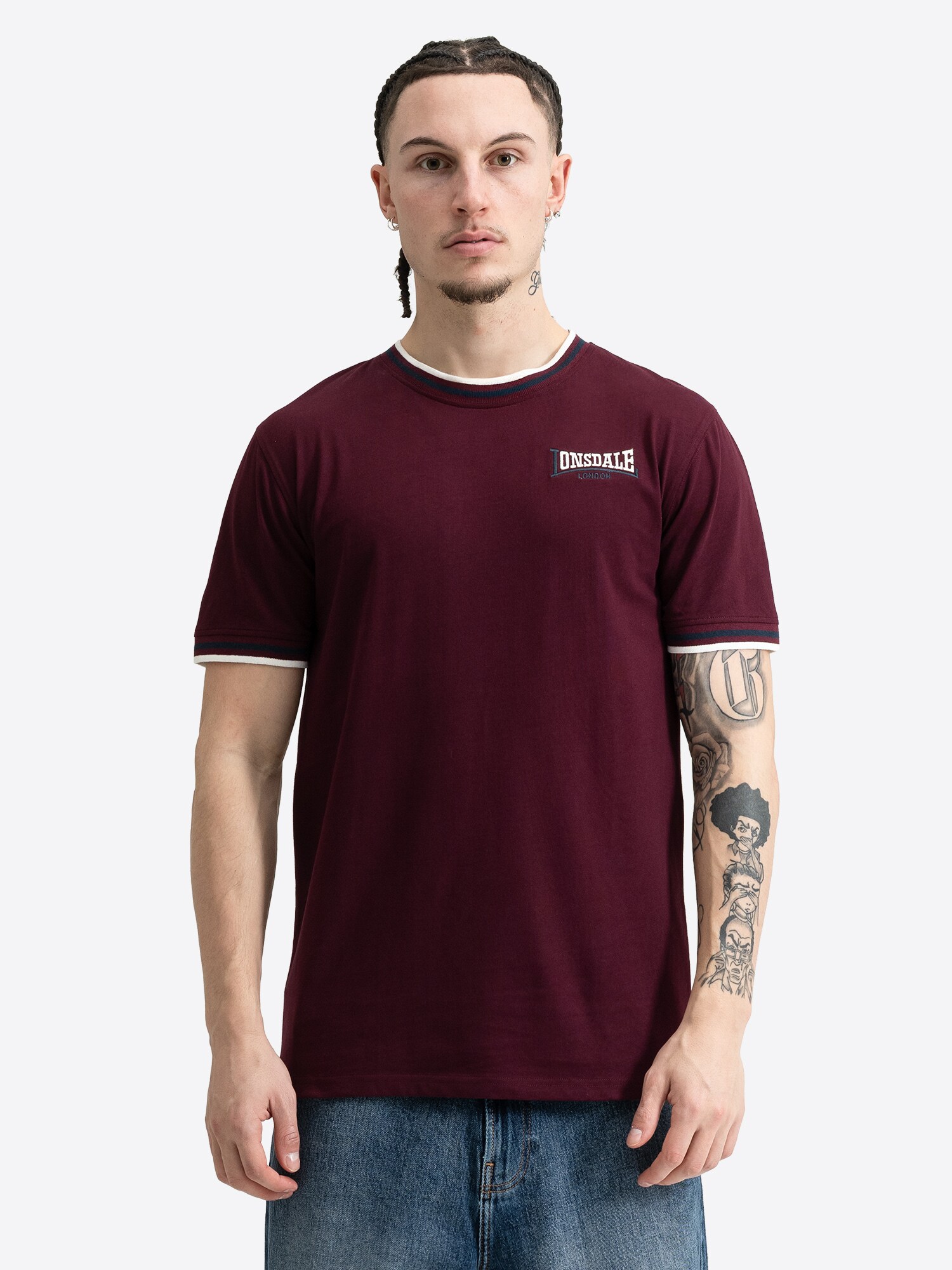 Lonsdale Herren T-Shirt schmale Passform QUIN - Bild 1