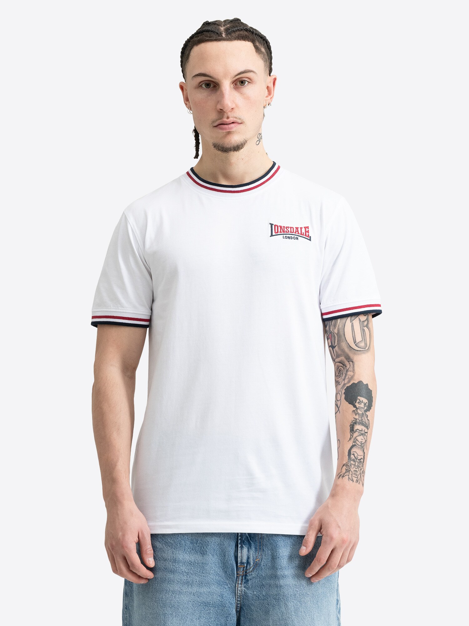 Lonsdale Herren T-Shirt schmale Passform QUIN - Bild 1