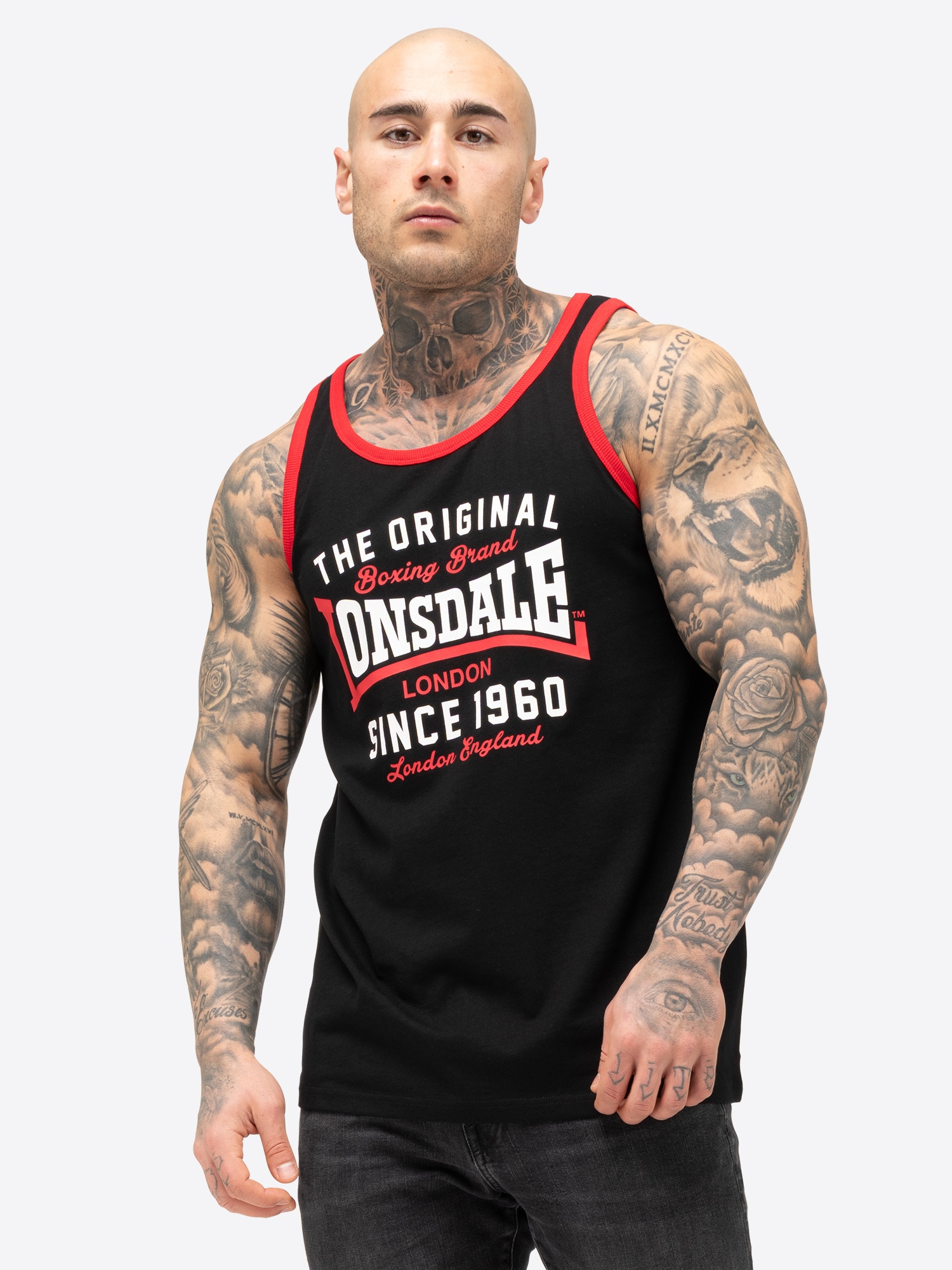 Lonsdale Herren Singlet normale Passform ANDOVER - Bild 1