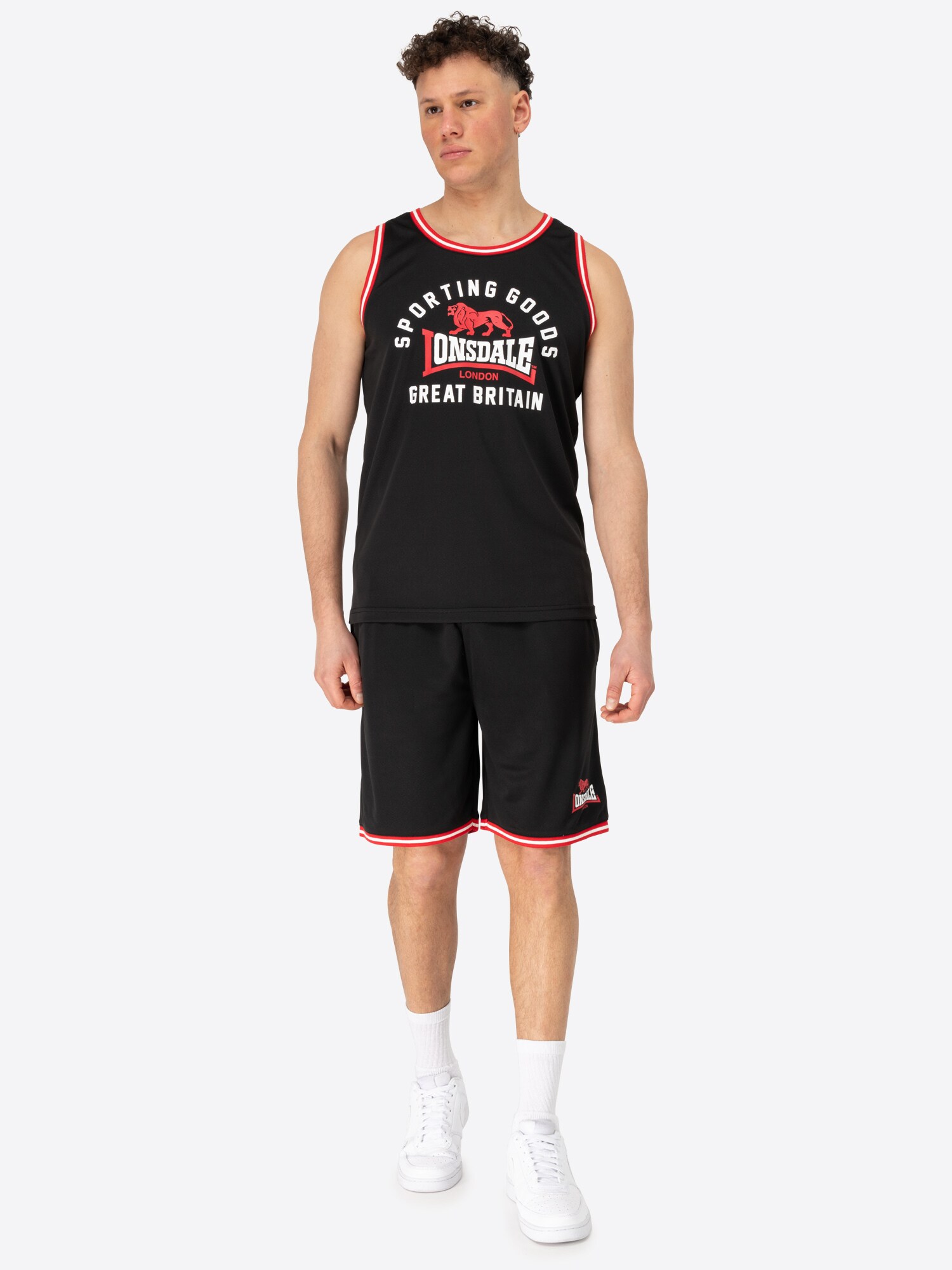 Lonsdale Herren Singlet & Shorts Set normale Passform PEWSEY - Bild 1