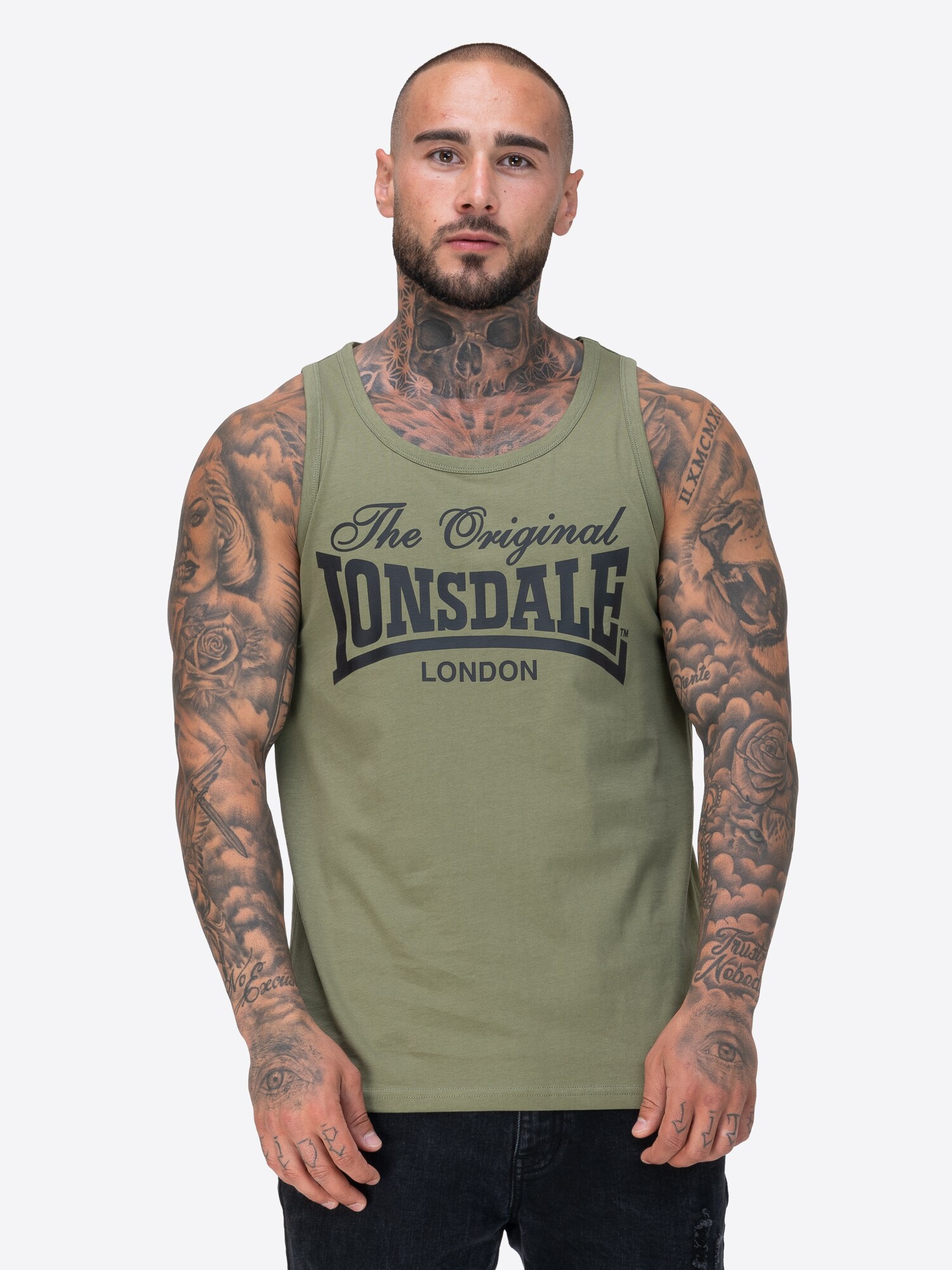 Lonsdale Herren Singlet normale Passform Doppelpack MOSTON - Bild 1