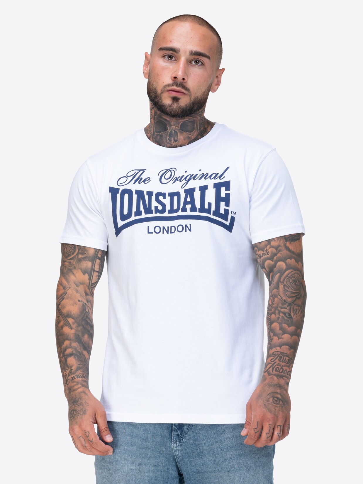 Lonsdale Herren T-Shirt normale Passform 5er Pack FITTONHILL