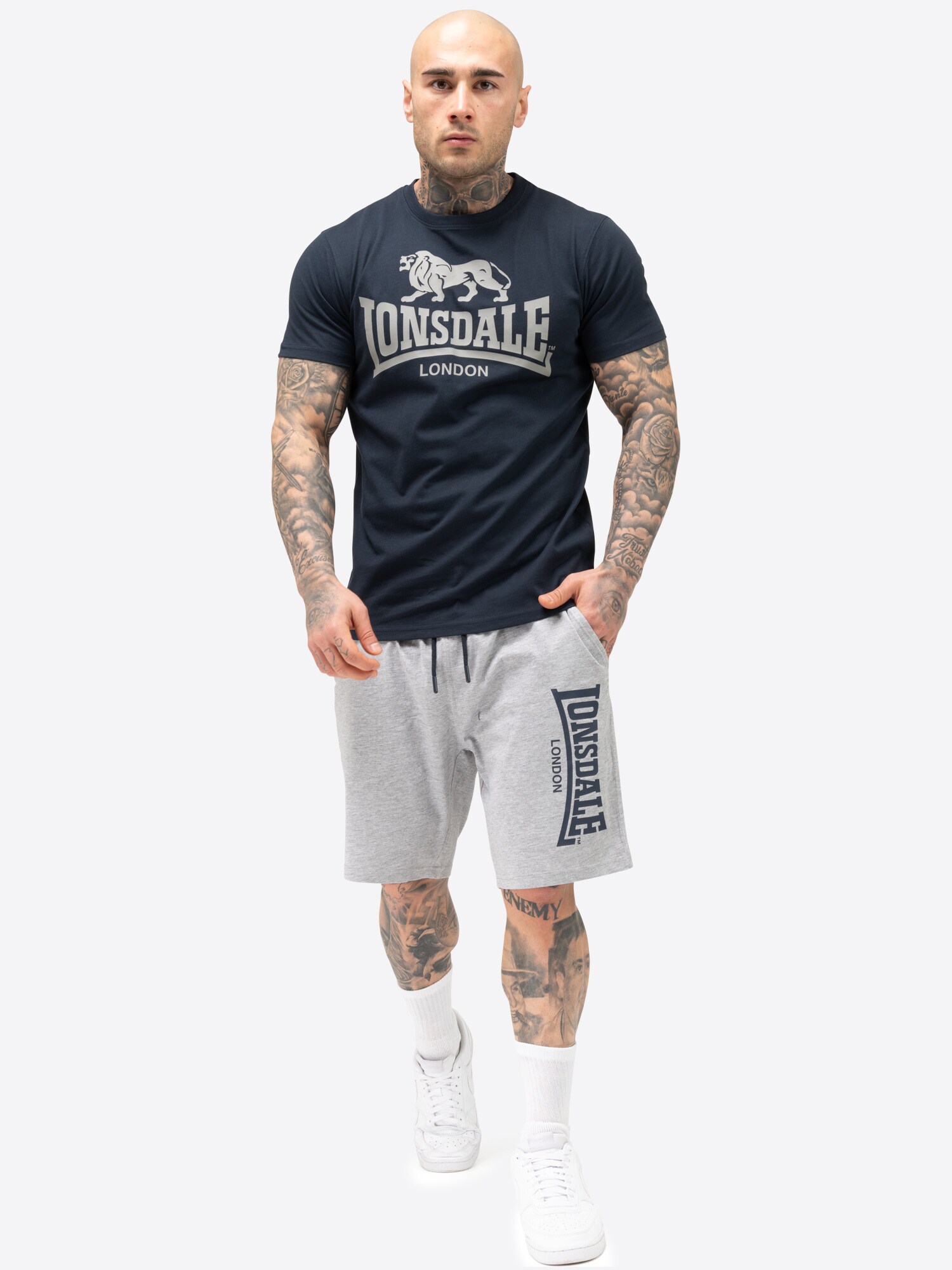 Lonsdale Herren T-Shirt & Shorts Set normale Passform MAIR - Bild 1