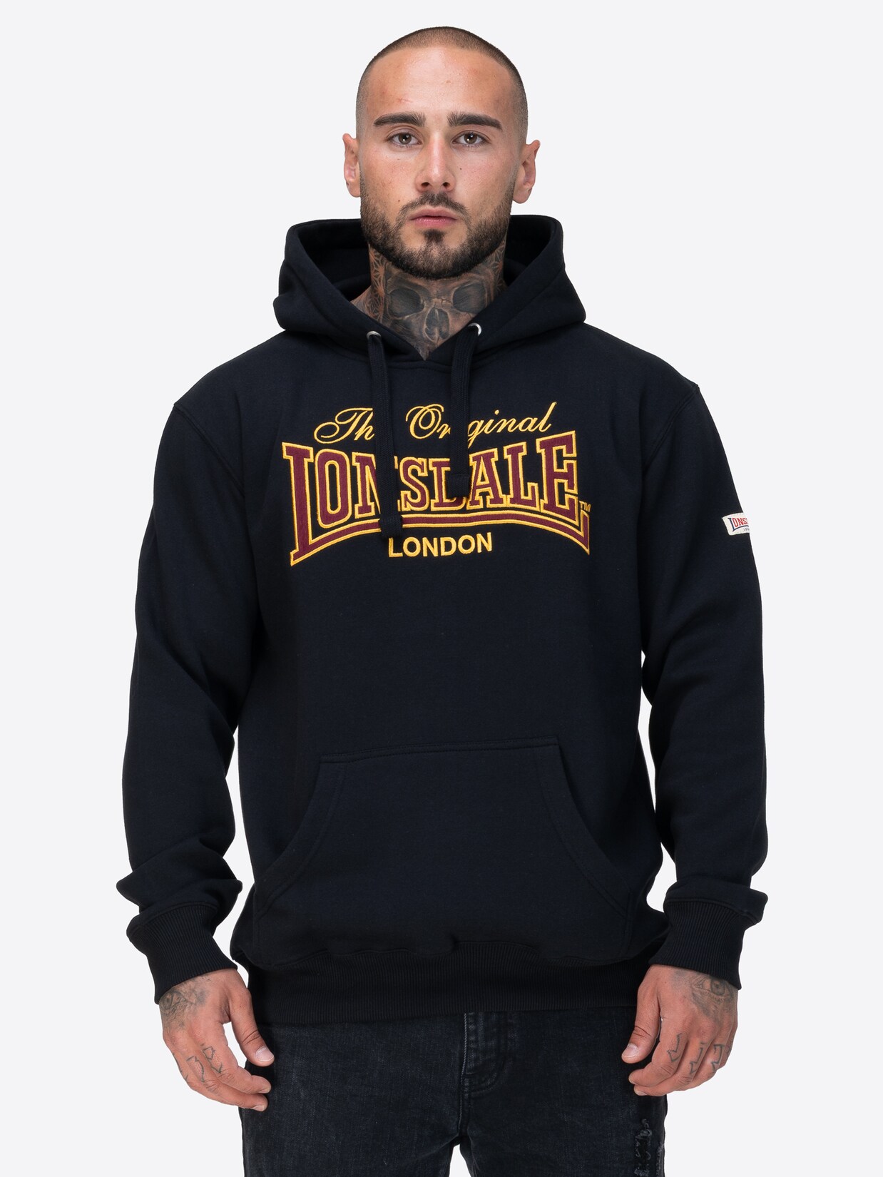 Lonsdale Herren Kapuzensweatshirt normale Passform PRESTOLEE