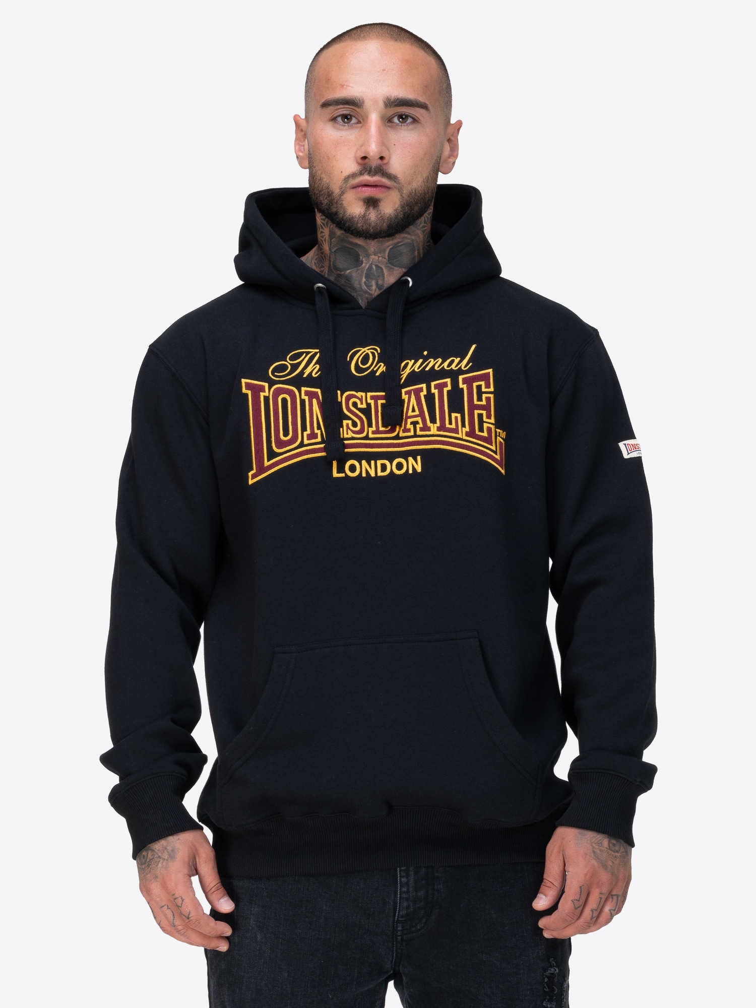 Lonsdale Herren Kapuzensweatshirt normale Passform PRESTOLEE - Bild 1