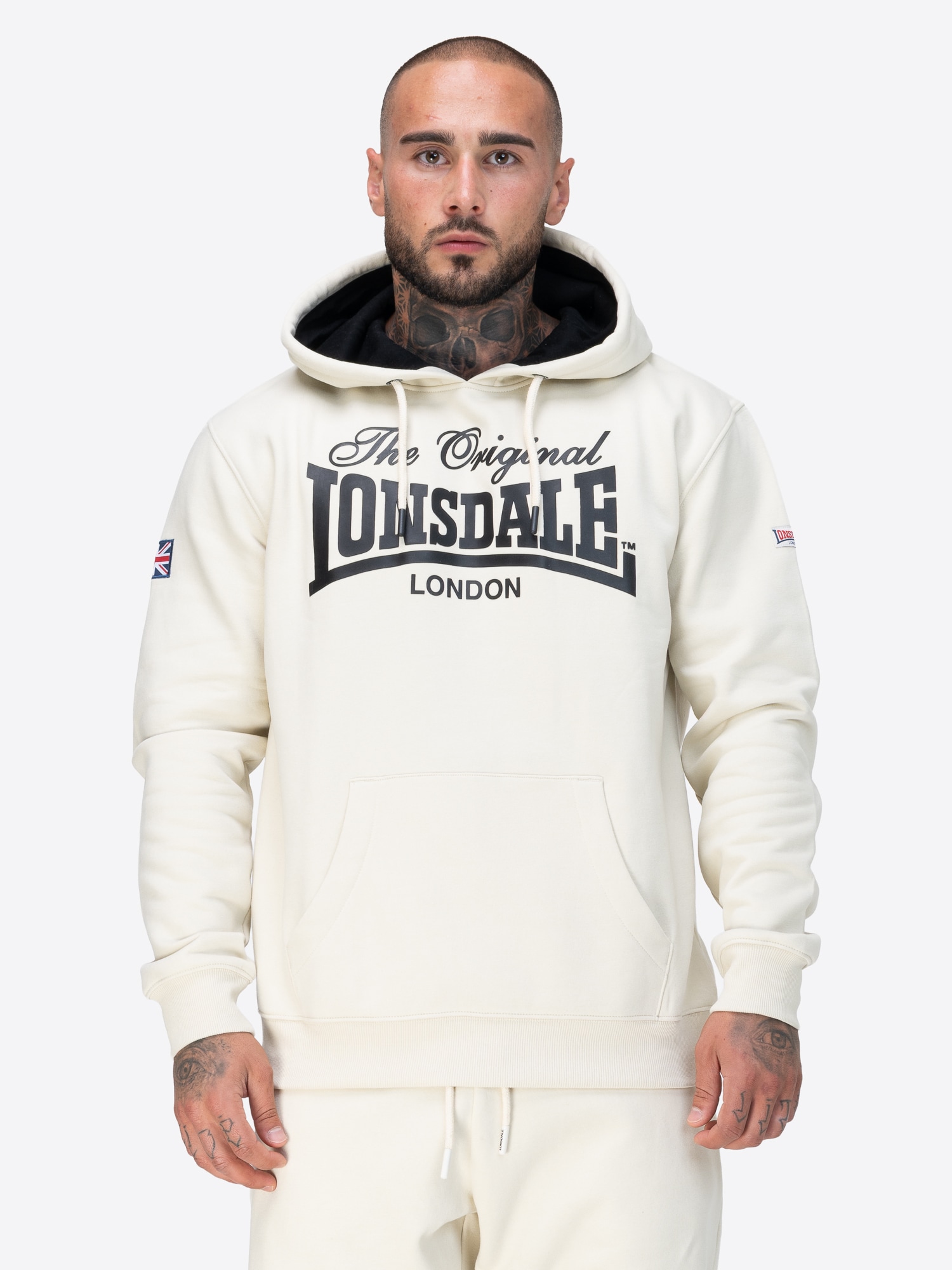 Lonsdale Herren Kapuzensweatshirt normale Passform ATHERTON - Bild 1