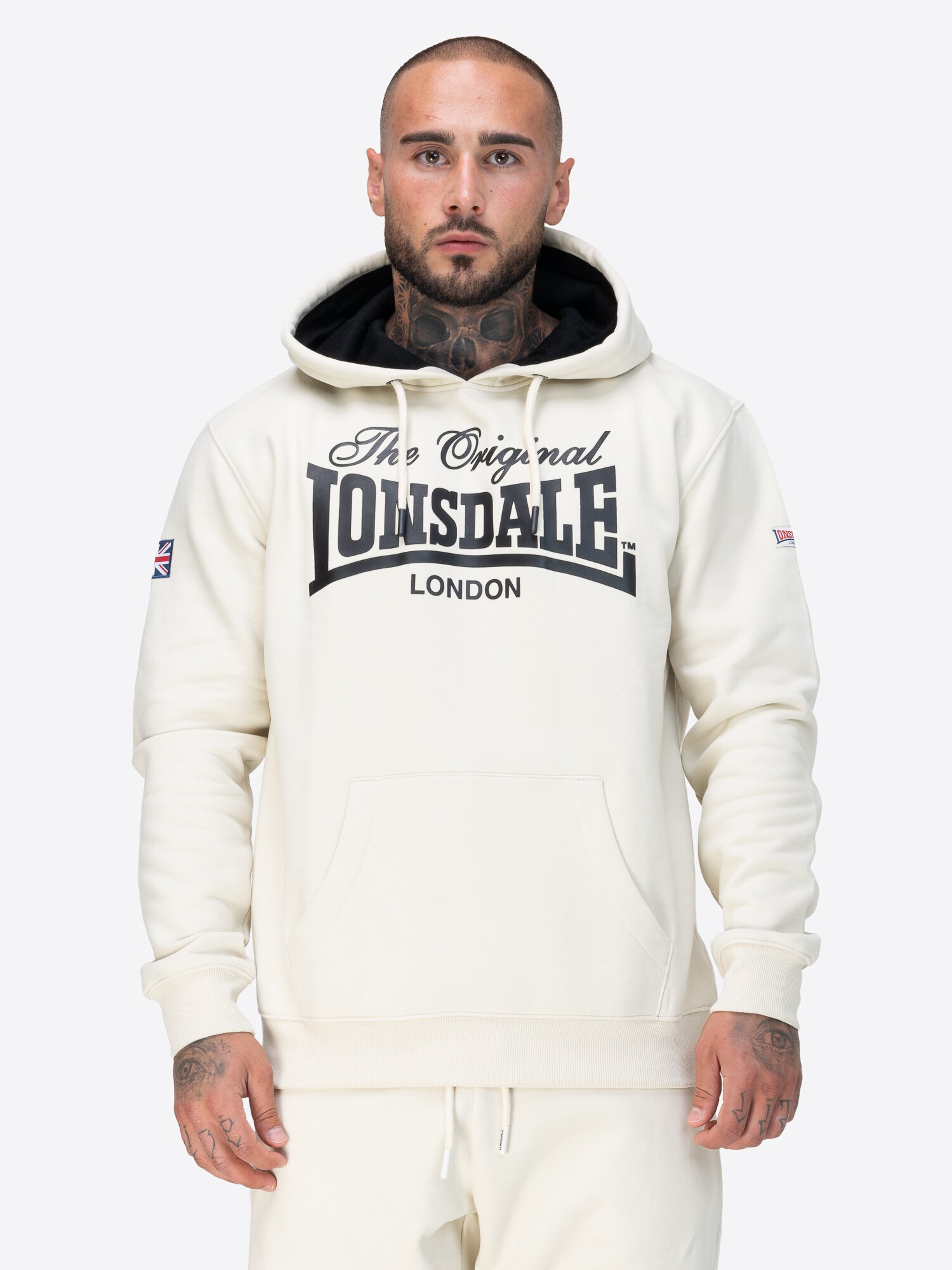 Lonsdale Herren Kapuzensweatshirt normale Passform ATHERTON - Bild 1