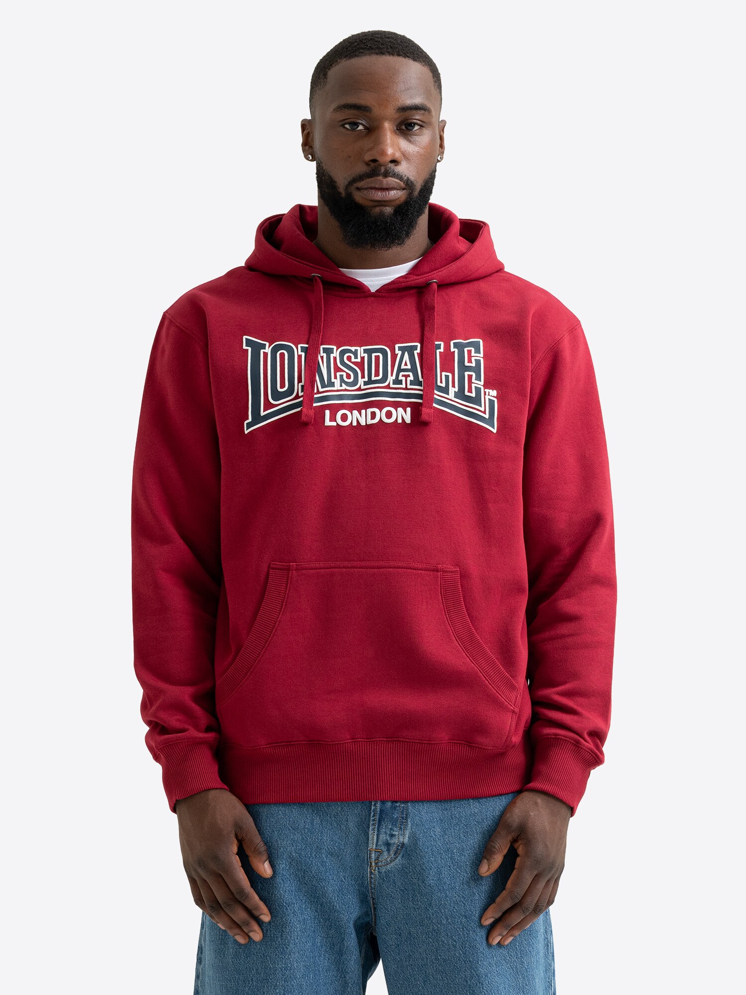 Lonsdale Herren Kapuzensweatshirt normale Passform SELLAN - Bild 1