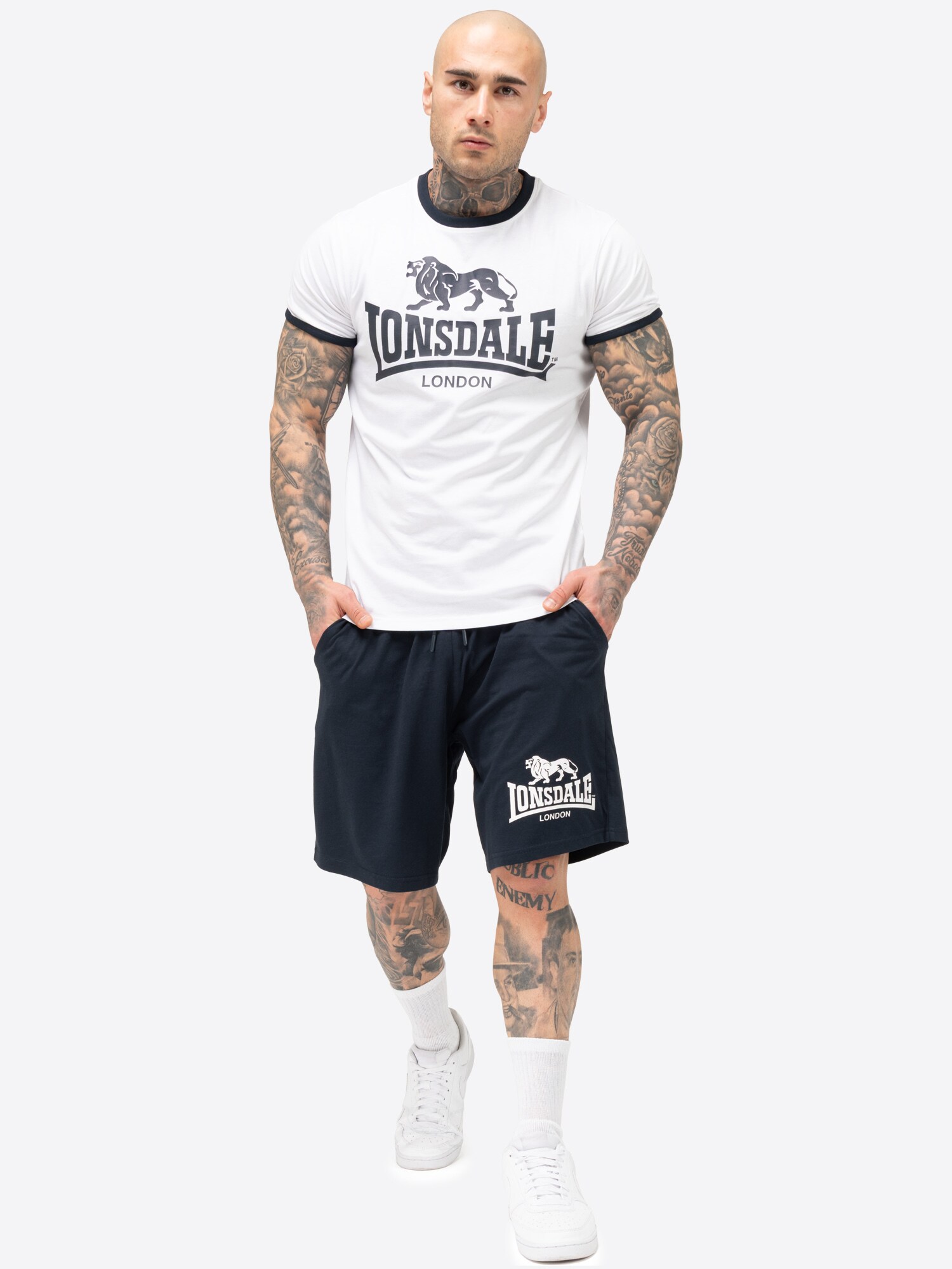 Lonsdale Herren T-Shirt & Shorts Set normale Passform MAIST - Bild 1