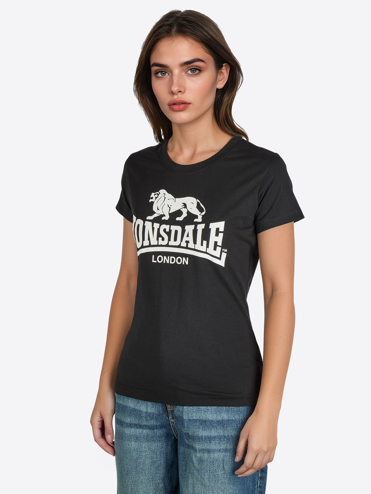 Lonsdale Frauen T-Shirt Doppelpack NASH | 04255581584142