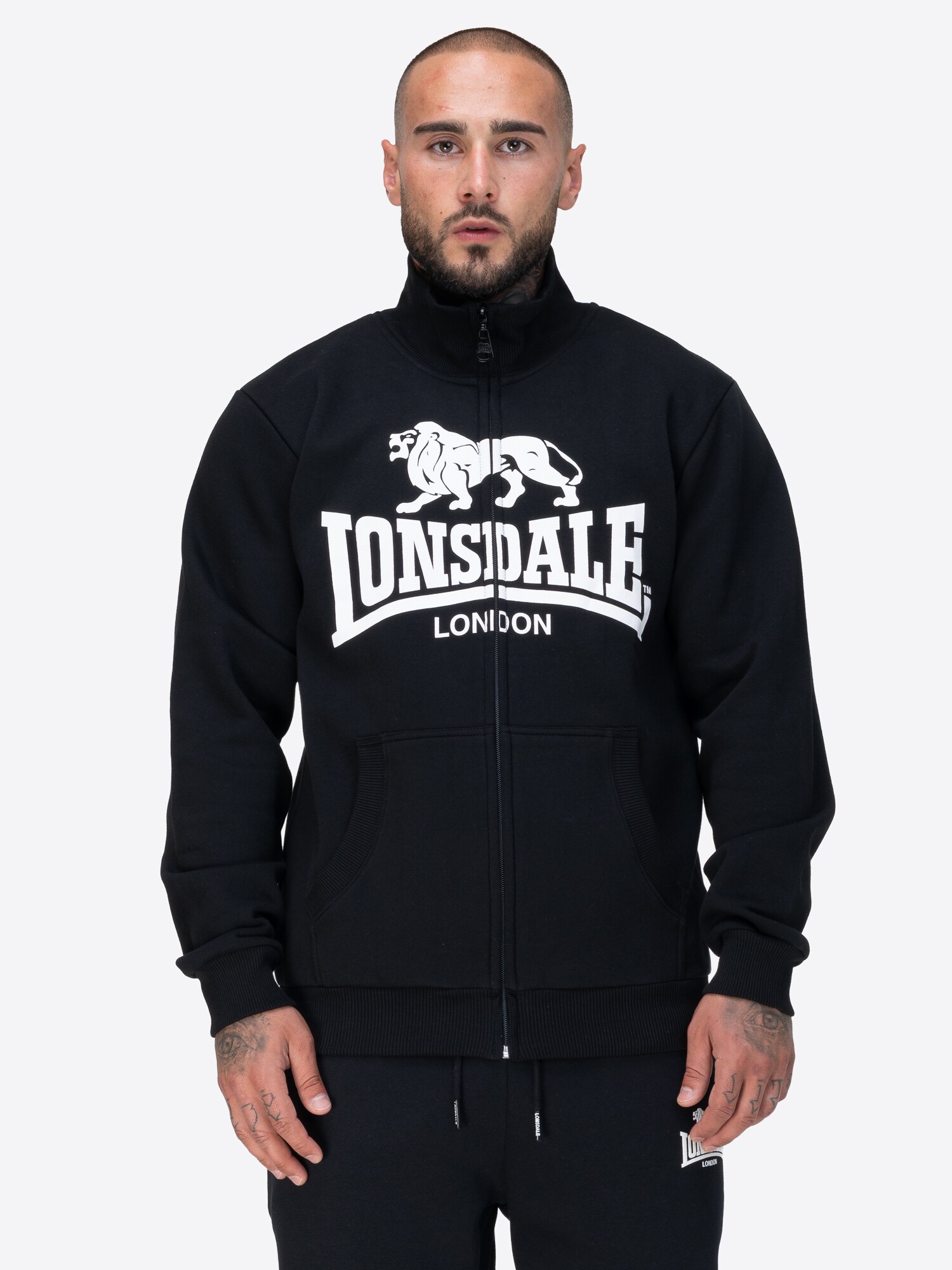 Lonsdale Herren Sweatjacke mit Rei&szlig;verschluss normale Passform BLENCARN - Bild 1