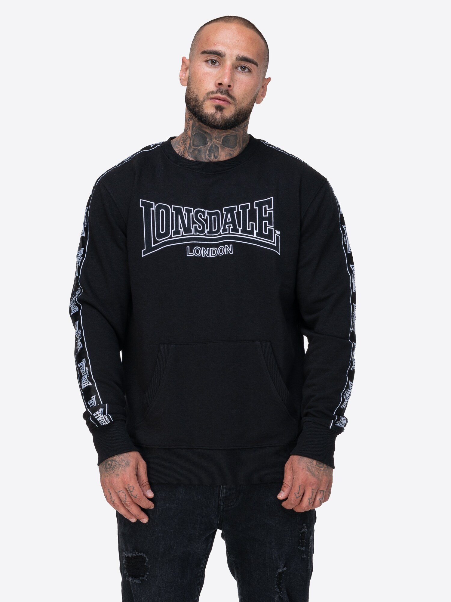 Lonsdale Herren Rundhals Sweatshirt normale Passform KIRKLINTON - Bild 1