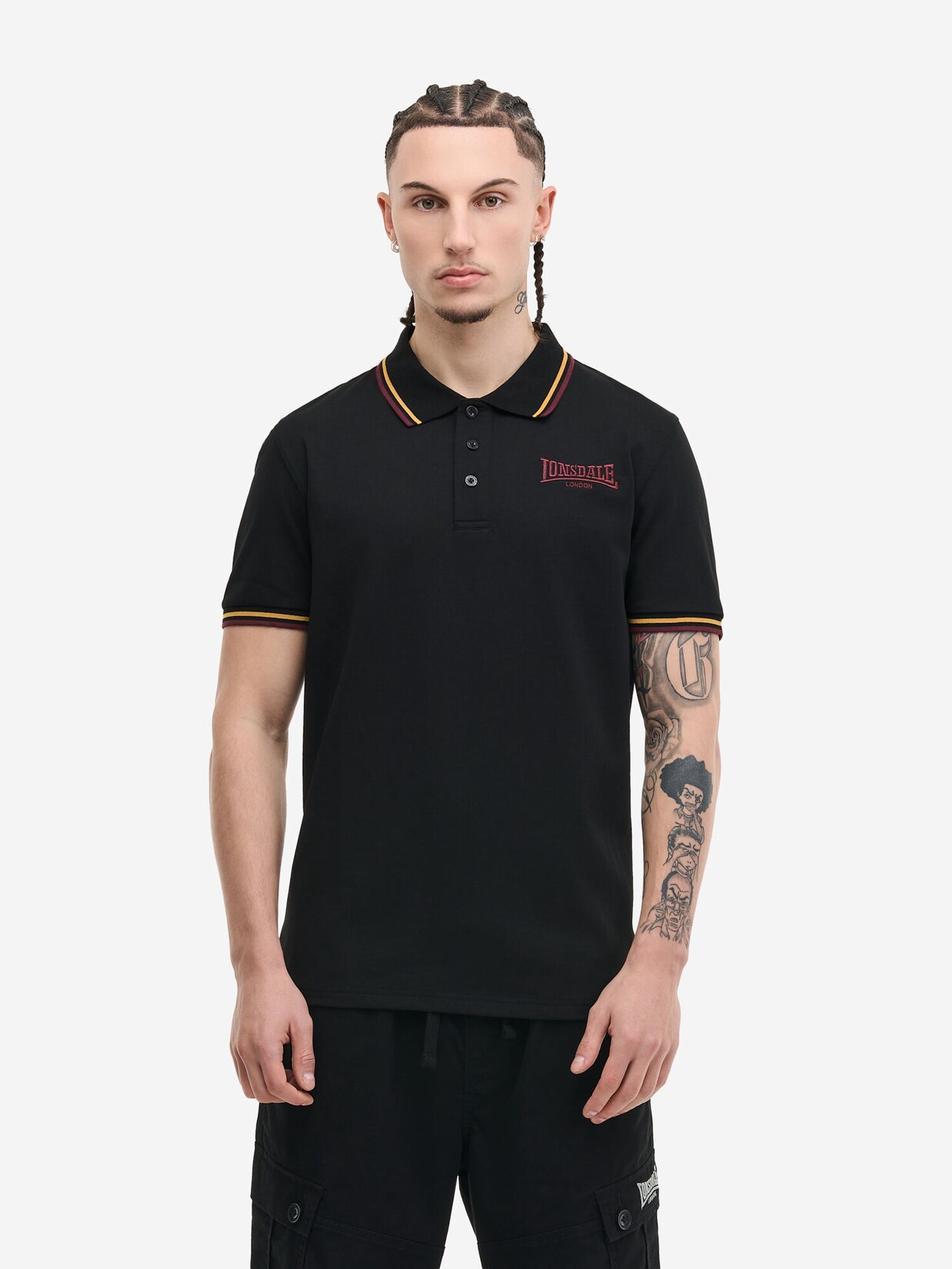 Lonsdale Herren Poloshirt normale Passform TURSDALE
