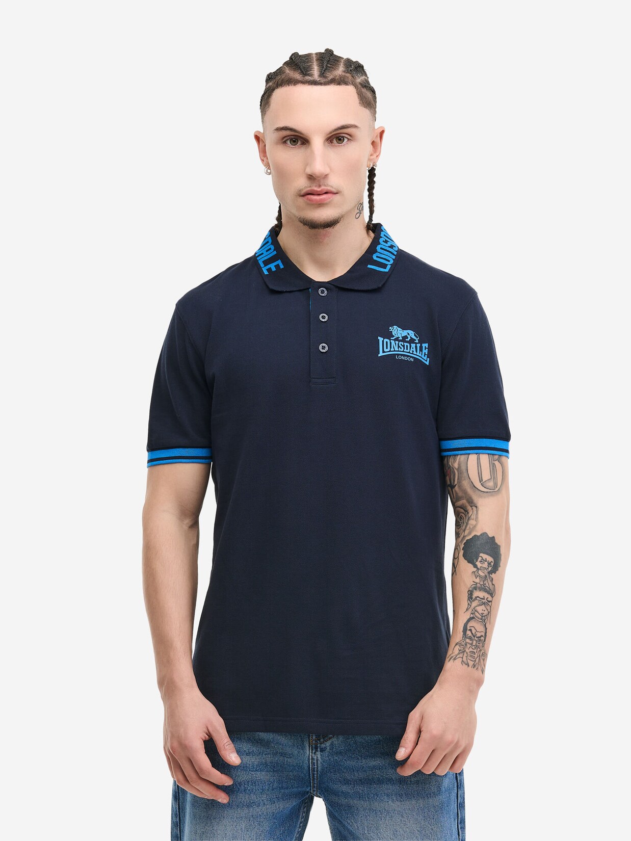 Lonsdale Herren Poloshirt normale Passform BYERMOOR