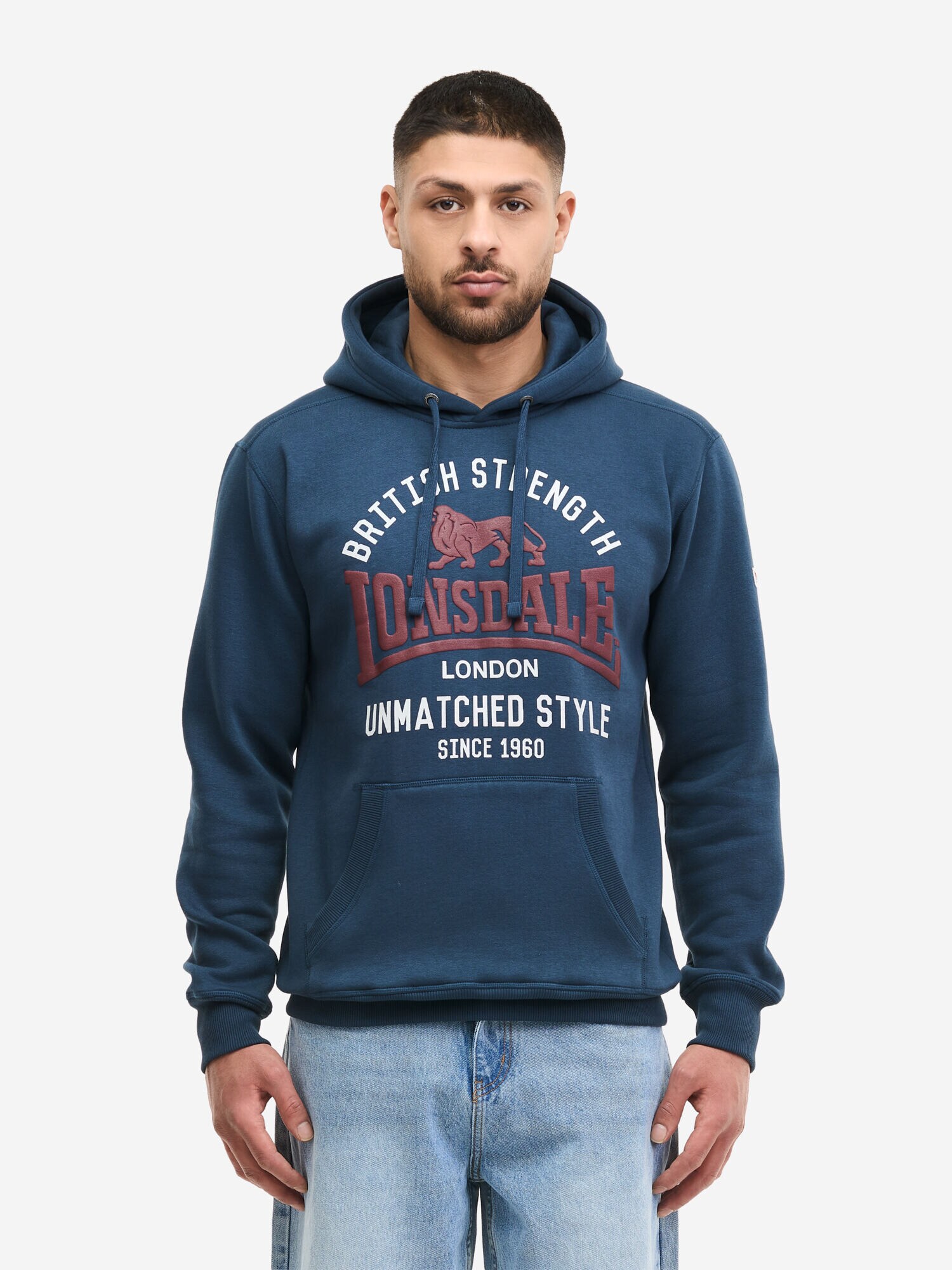 Lonsdale Herren Kapuzensweatshirt normale Passform CLEADON - Bild 1