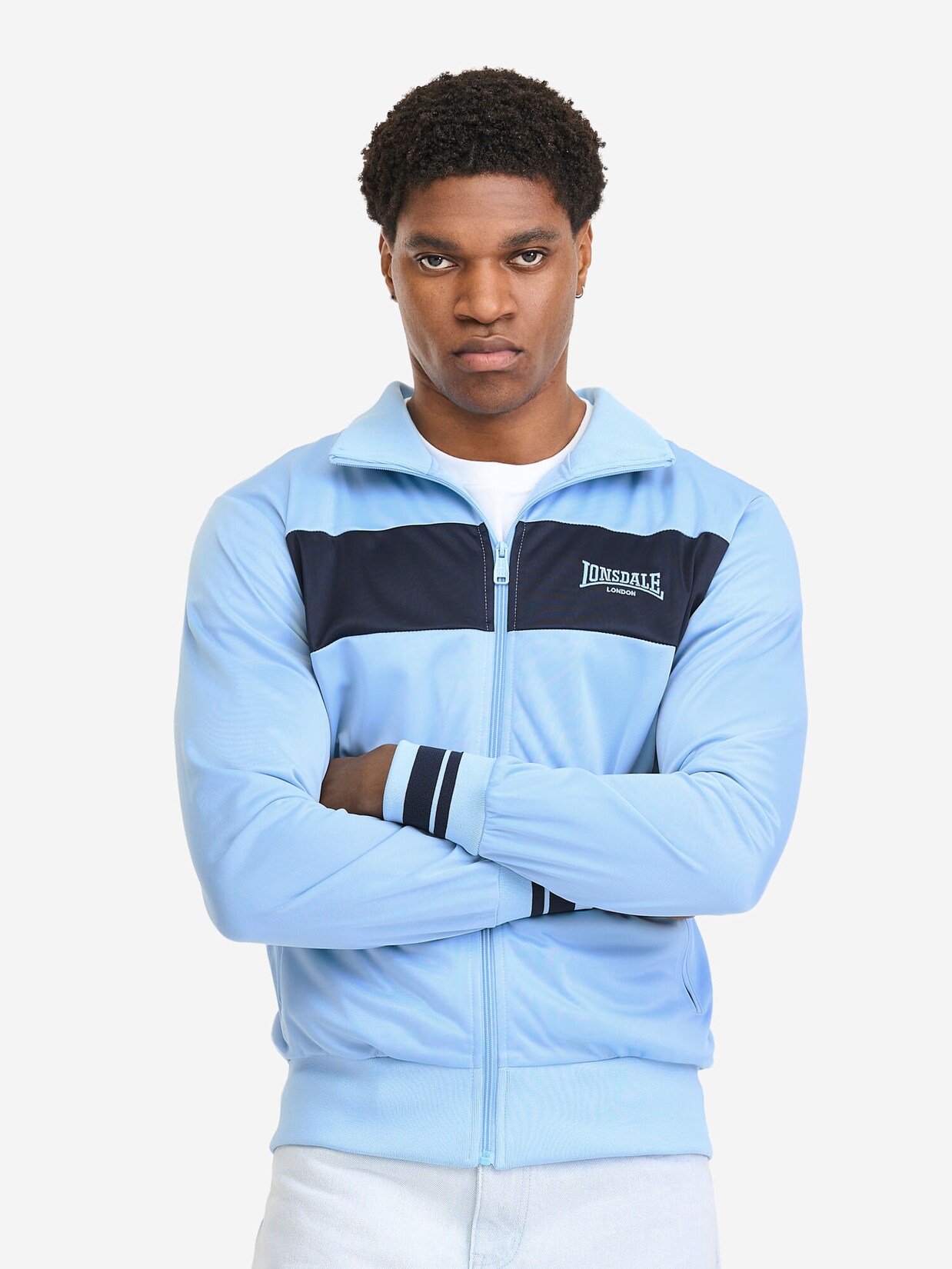 Lonsdale Herren Trainingsjacke normale Passform MEOLS