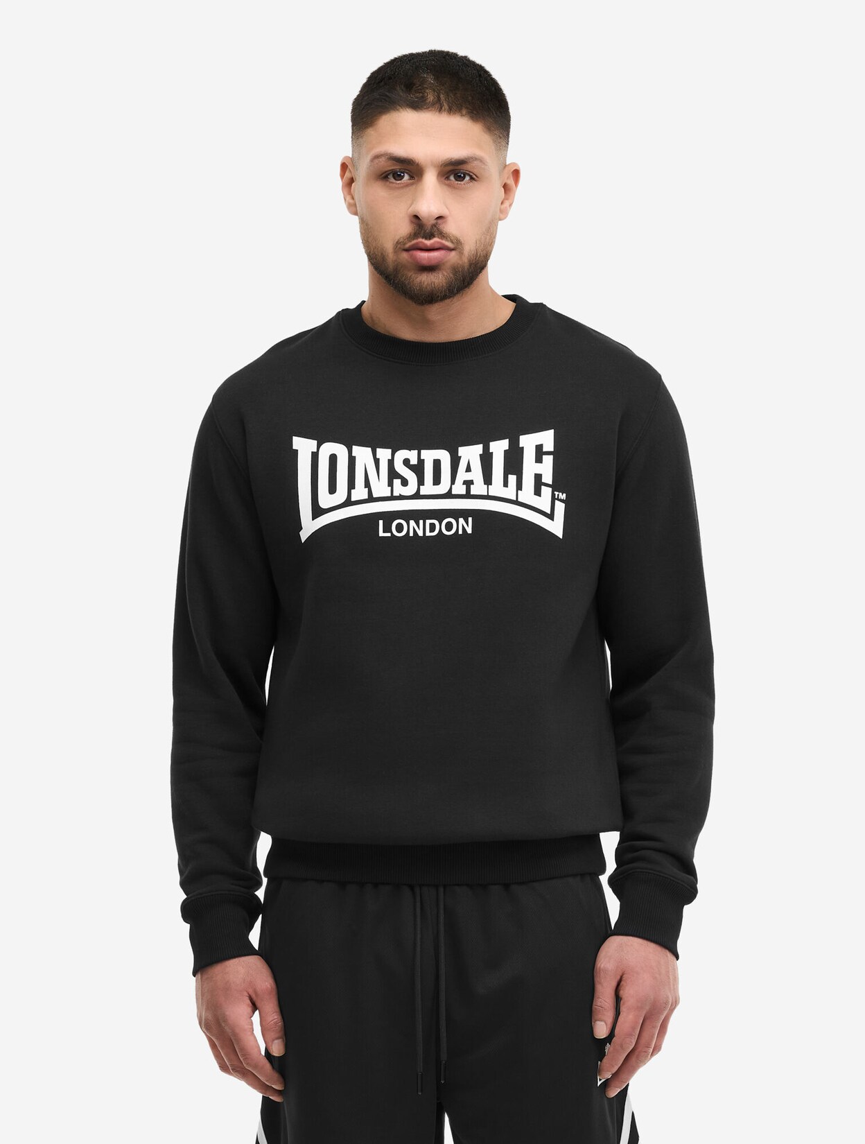Lonsdale Herren Rundhals Sweatshirt normale Passform WELHAM