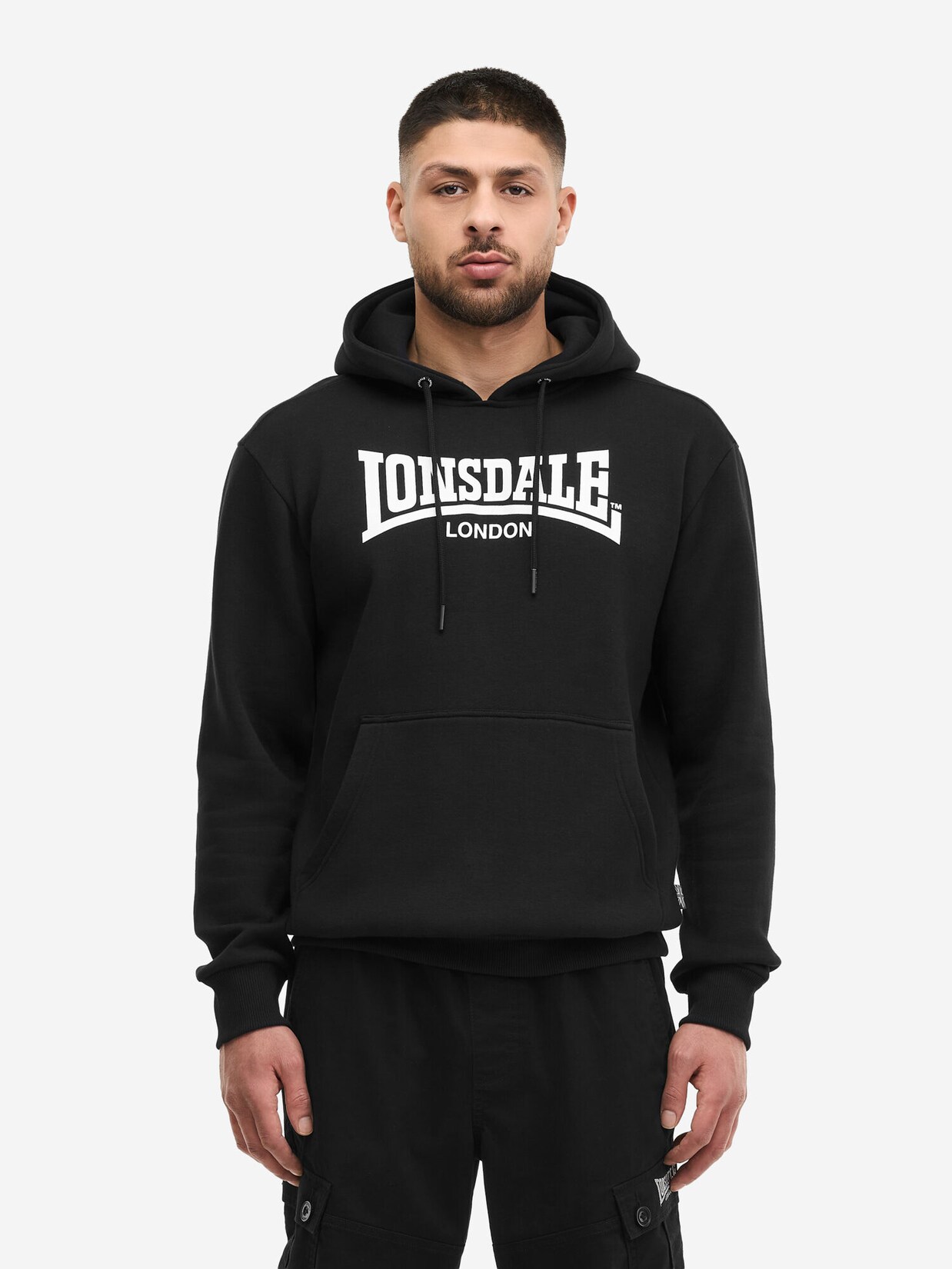 Lonsdale Herren Kapuzensweatshirt normale Passform BICKINGTON