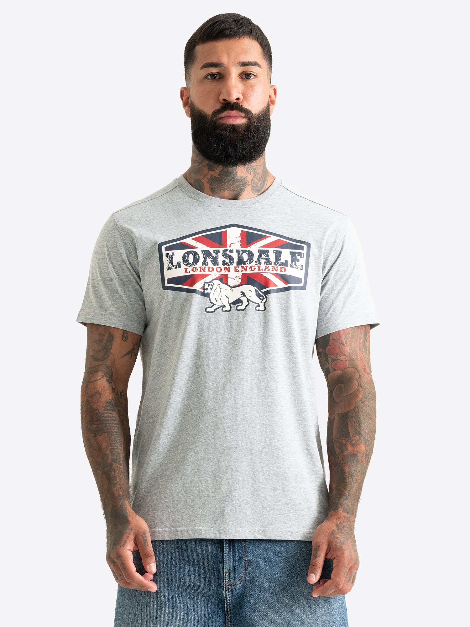 Lonsdale Herren T-Shirt normale Passform HARLESDEN - Bild 1