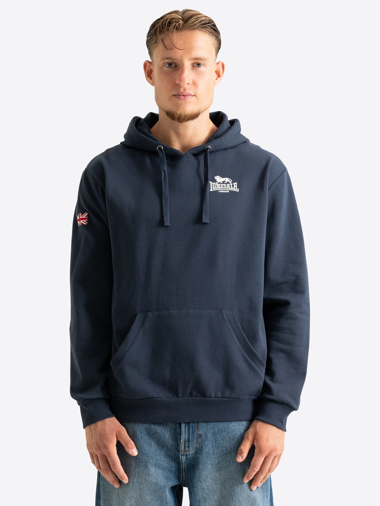 Lonsdale Herren Kapuzensweatshirt normale Passform STRATFORD