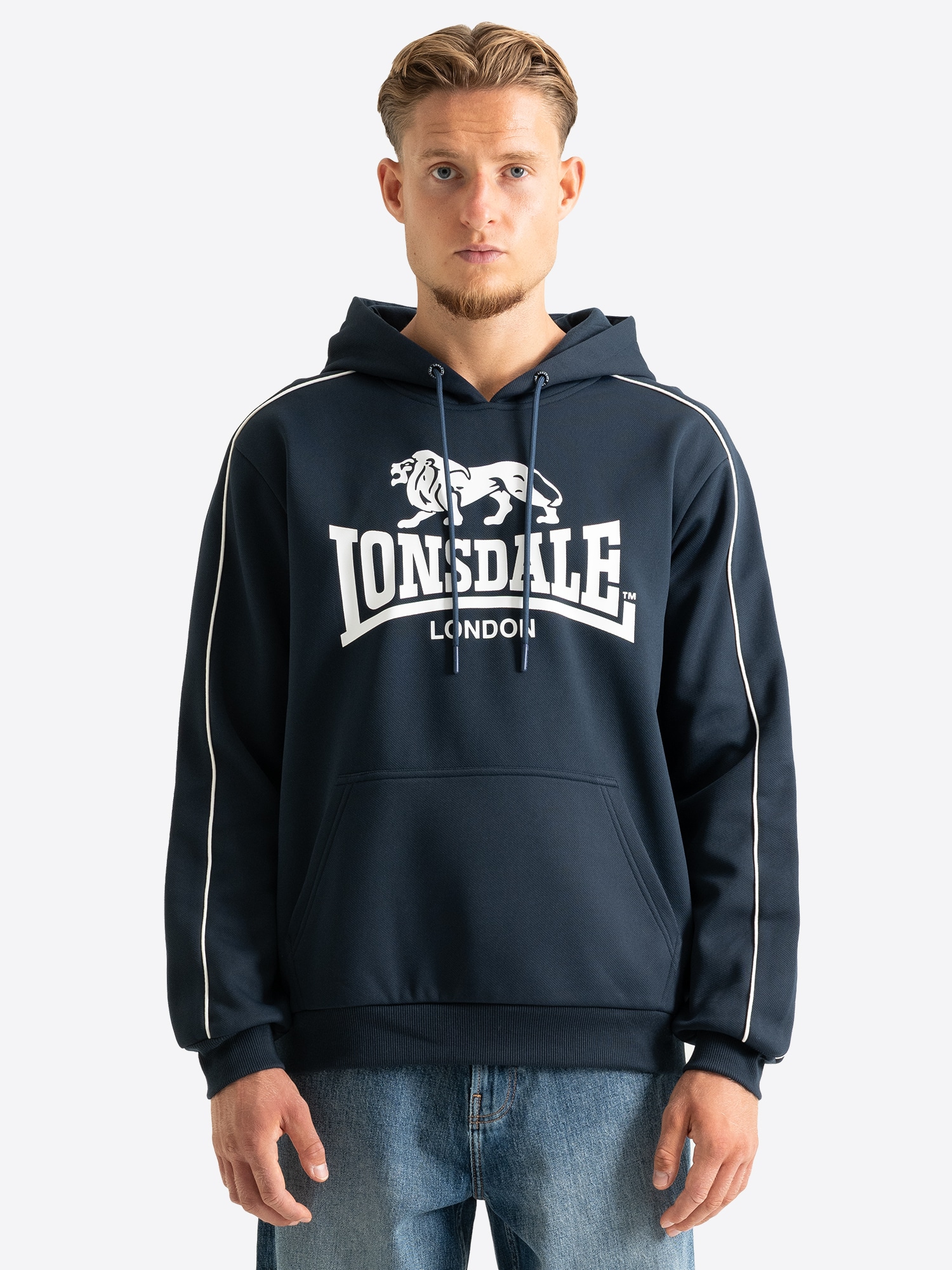 Lonsdale Herren Kapuzensweatshirt normale Passform PURFLEET - Bild 1