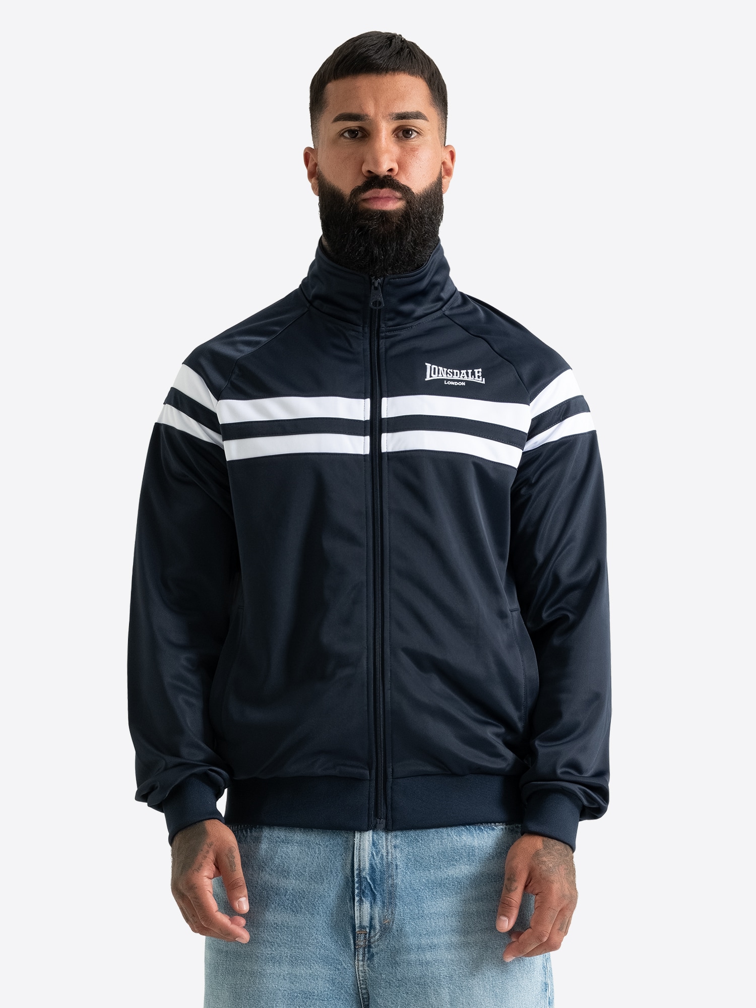 Lonsdale Herren Trainingsjacke normale Passform HAGGERSTON - Bild 1