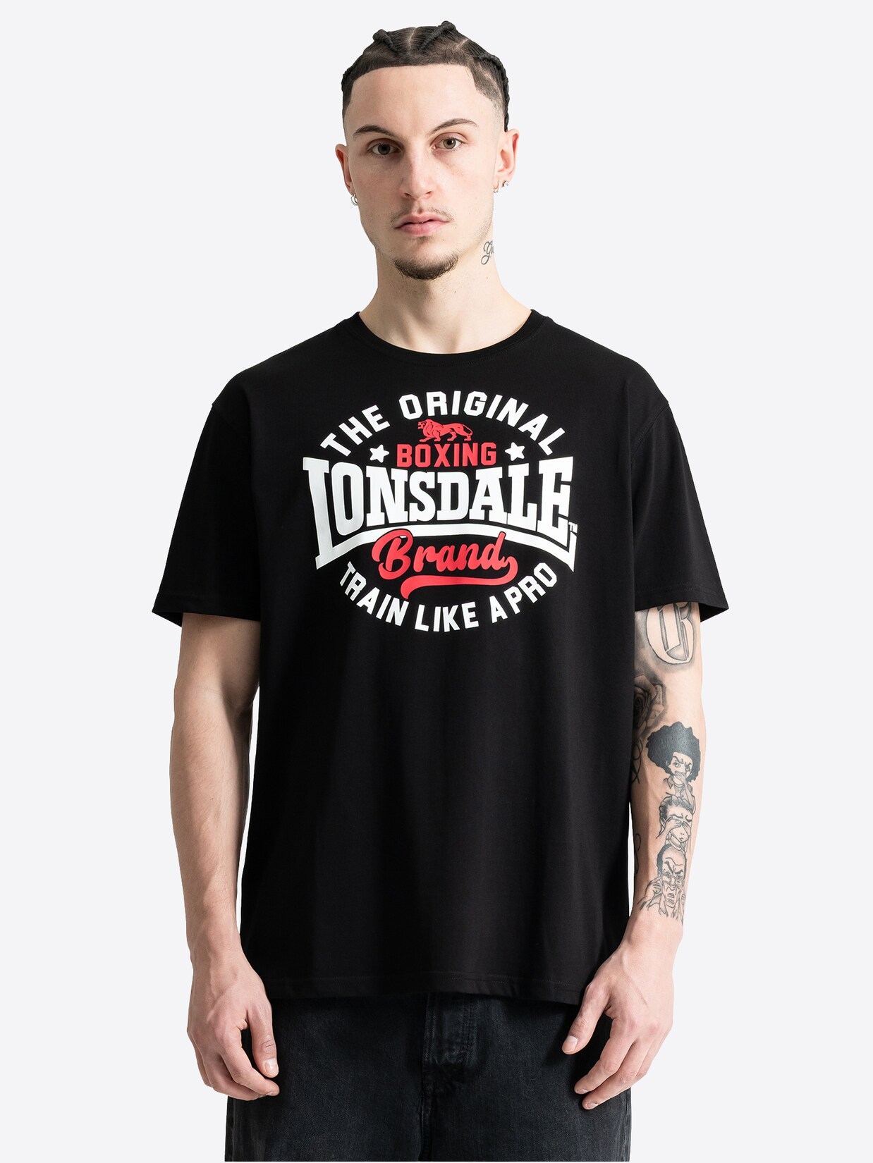 Lonsdale Herren T-Shirt normale Passform Doppelpack WELLBROW