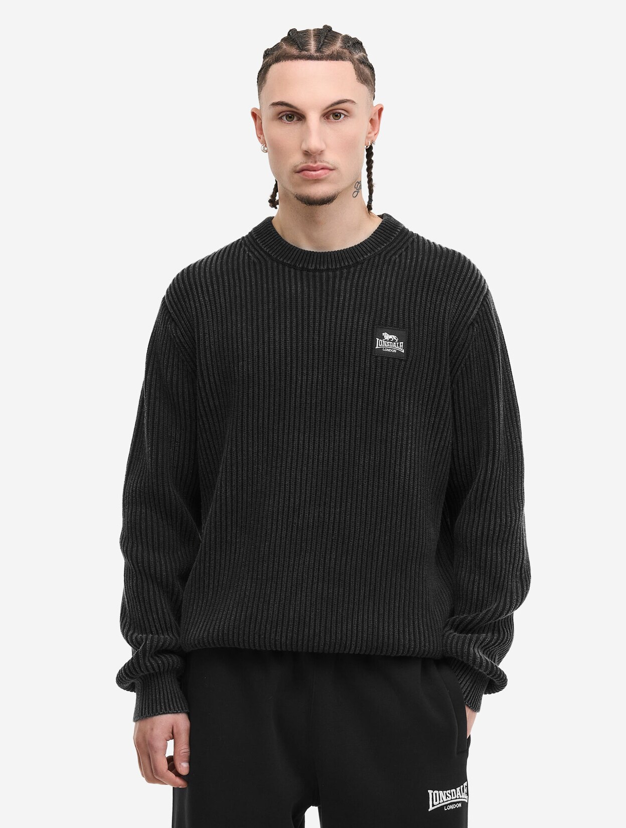 Lonsdale Men's knitted pullover regular fit HITCHAM