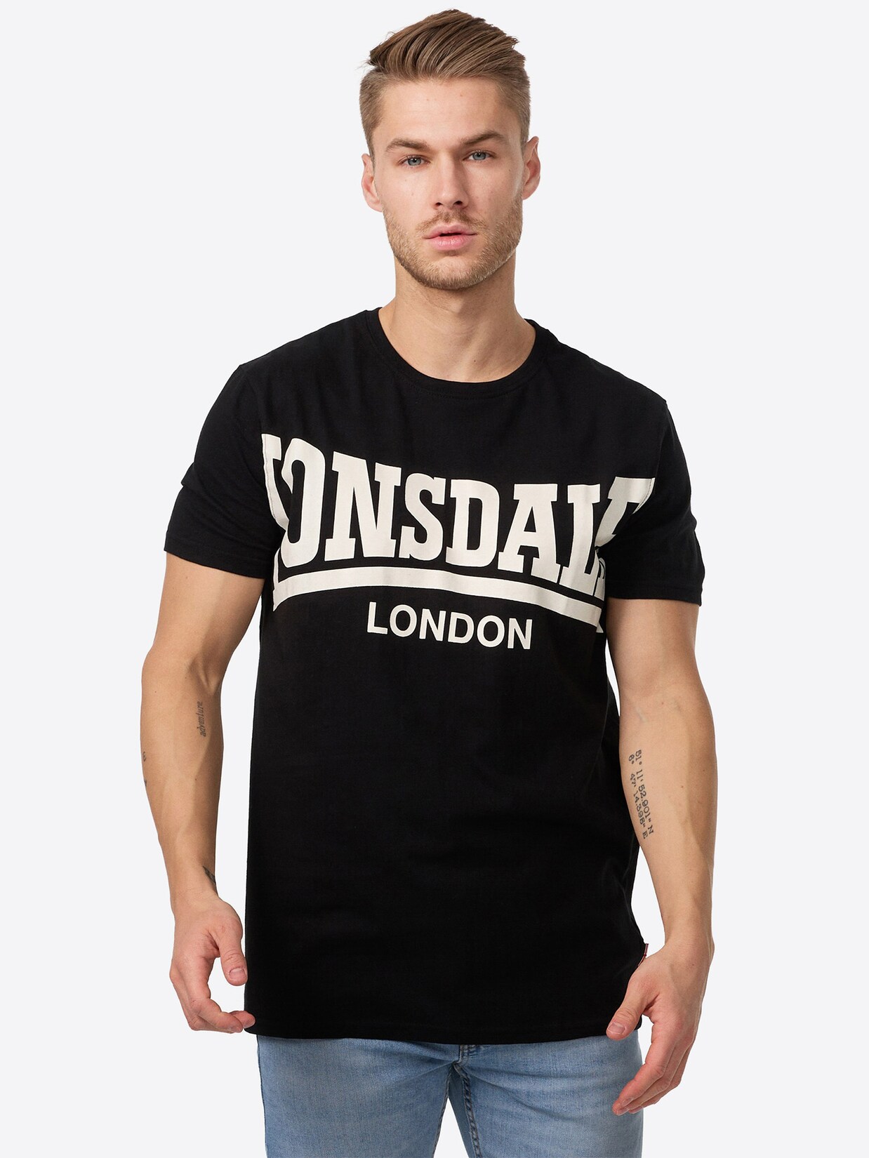 Lonsdale Herren T-Shirt normale Passform YORK | 04251522366693