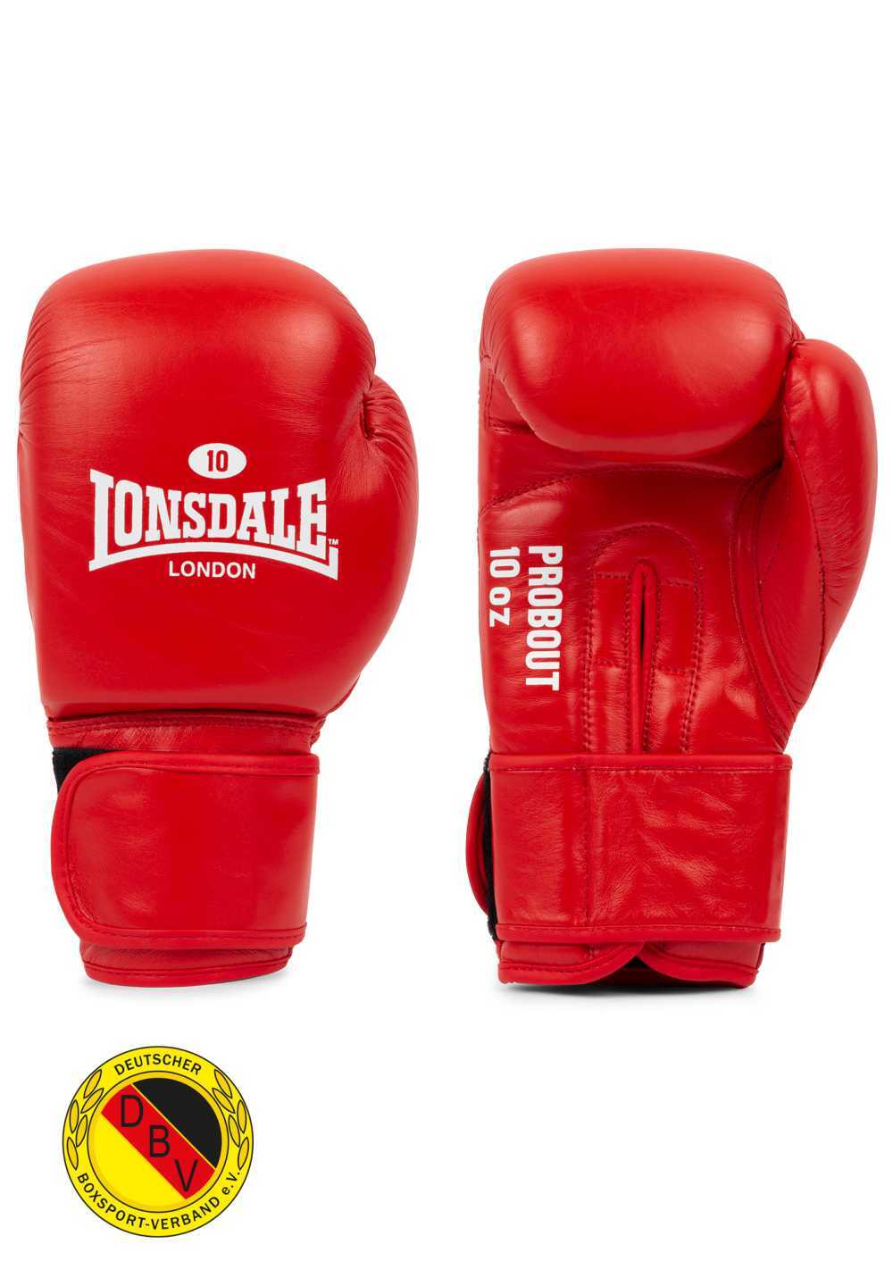 Lonsdale Contest Boxhandschuhe aus Leder PROBOUT DBV - Bild 1