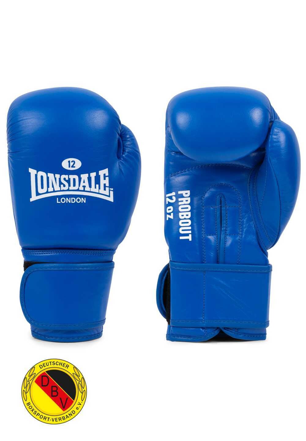Lonsdale Contest Boxhandschuhe aus Leder PROBOUT DBV | 04255581526470